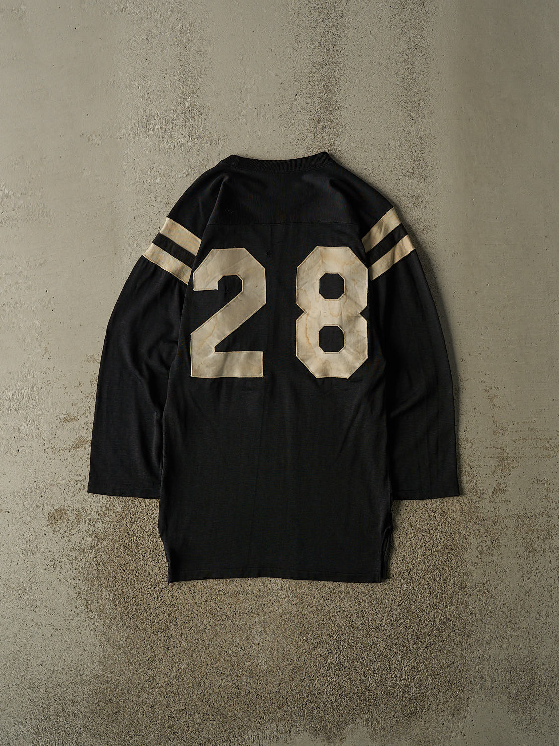 Vintage 70s Black #28 Long Sleeve Jersey (S/M)