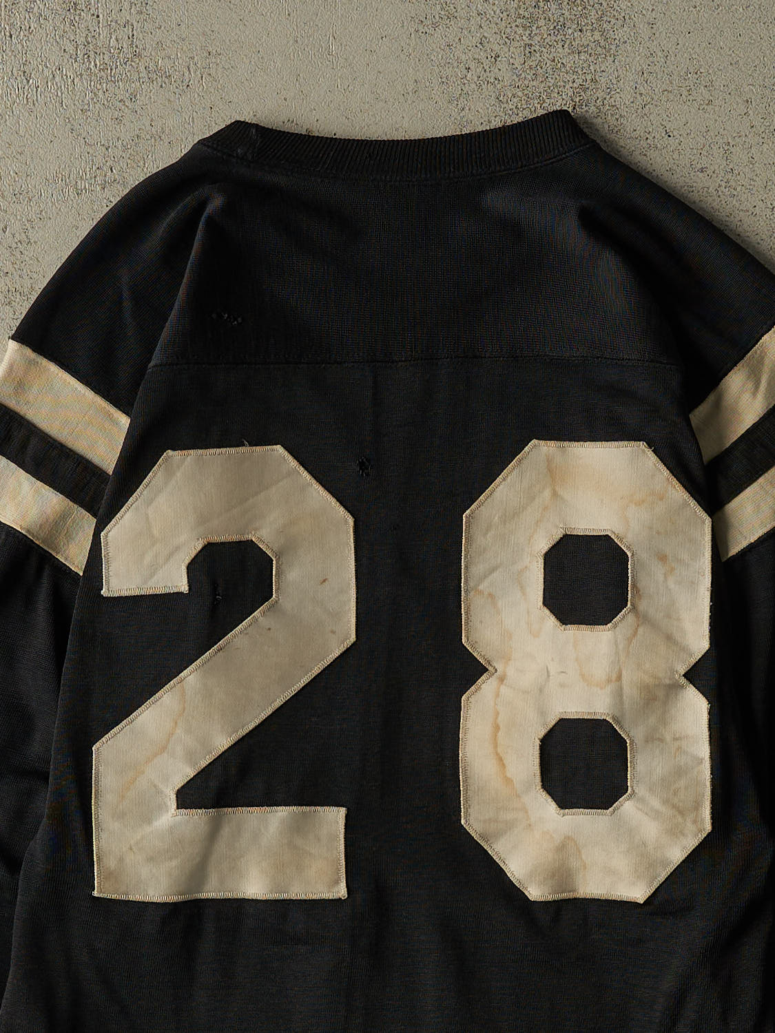Vintage 70s Black #28 Long Sleeve Jersey (S/M)