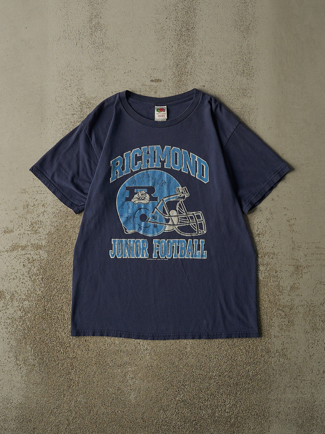 Vintage Y2K Navy Blue Richmond Jr Football Tee (M/L)