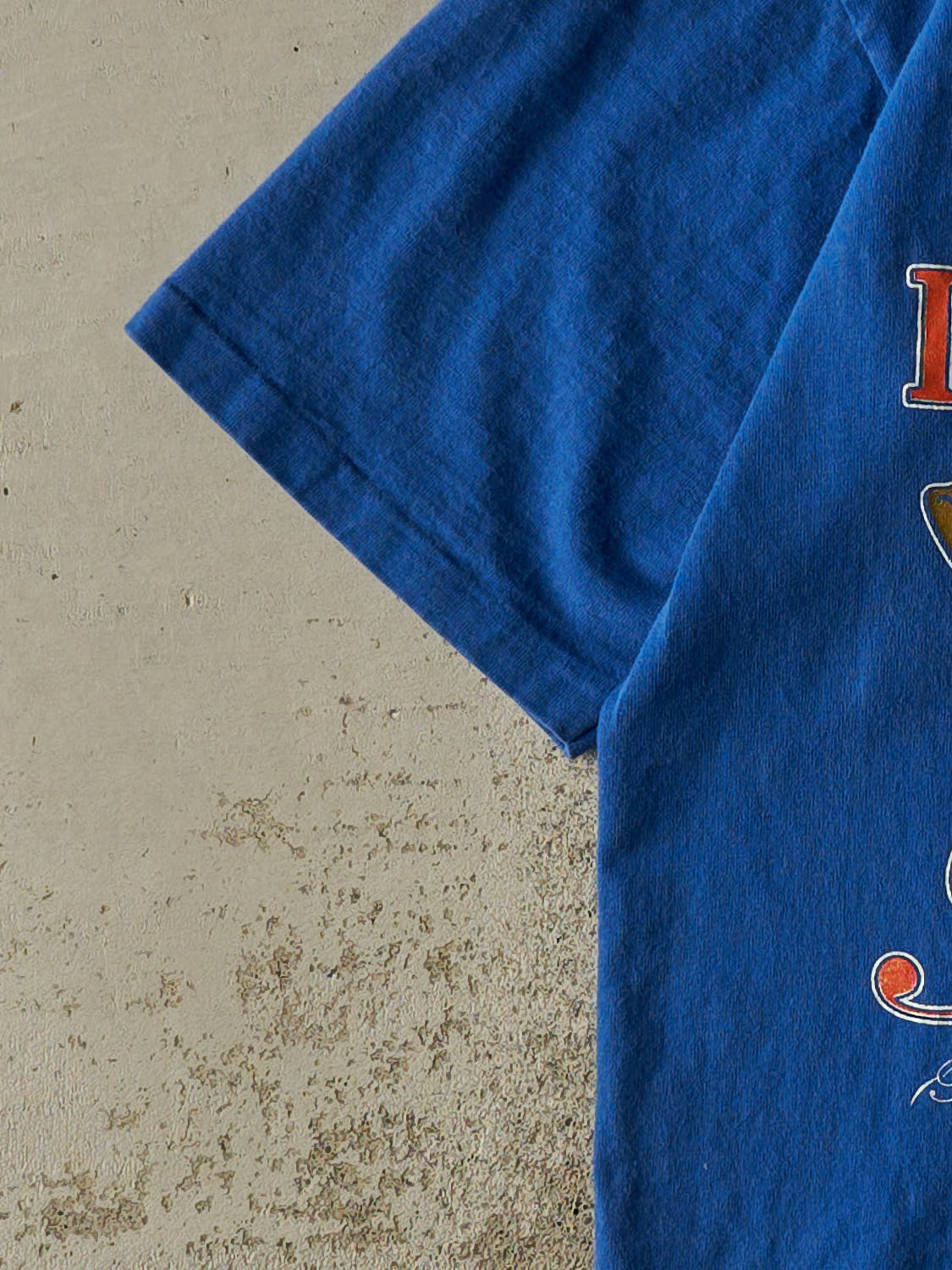 Vintage 90s Blue Denver Broncos Single Stitch Tee (L/XL)