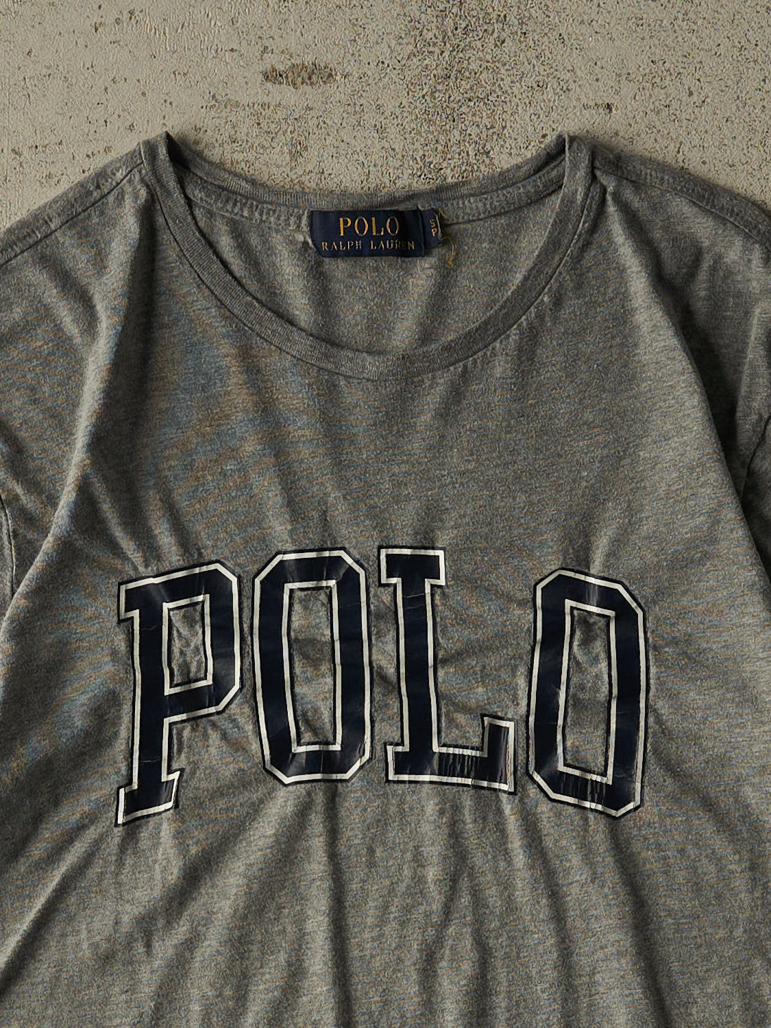 Vintage Y2K Grey Polo Tee (XS/S)