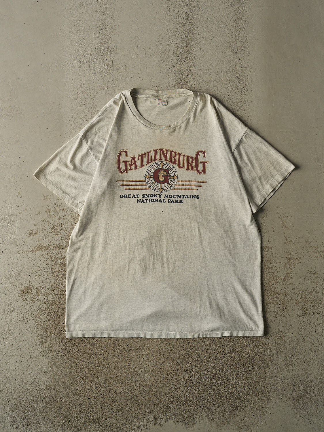 Vintage 90s Grey Gatlinburg National Park Tee (XL/XXL)