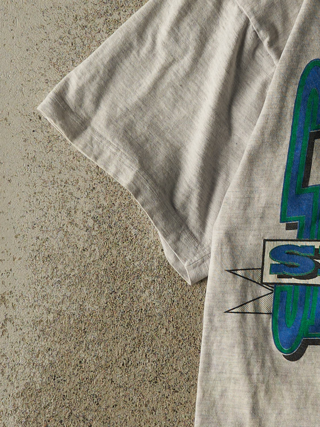 Vintage 92' Grey Seattle Seahawks Single Stitch Tee (M/L)