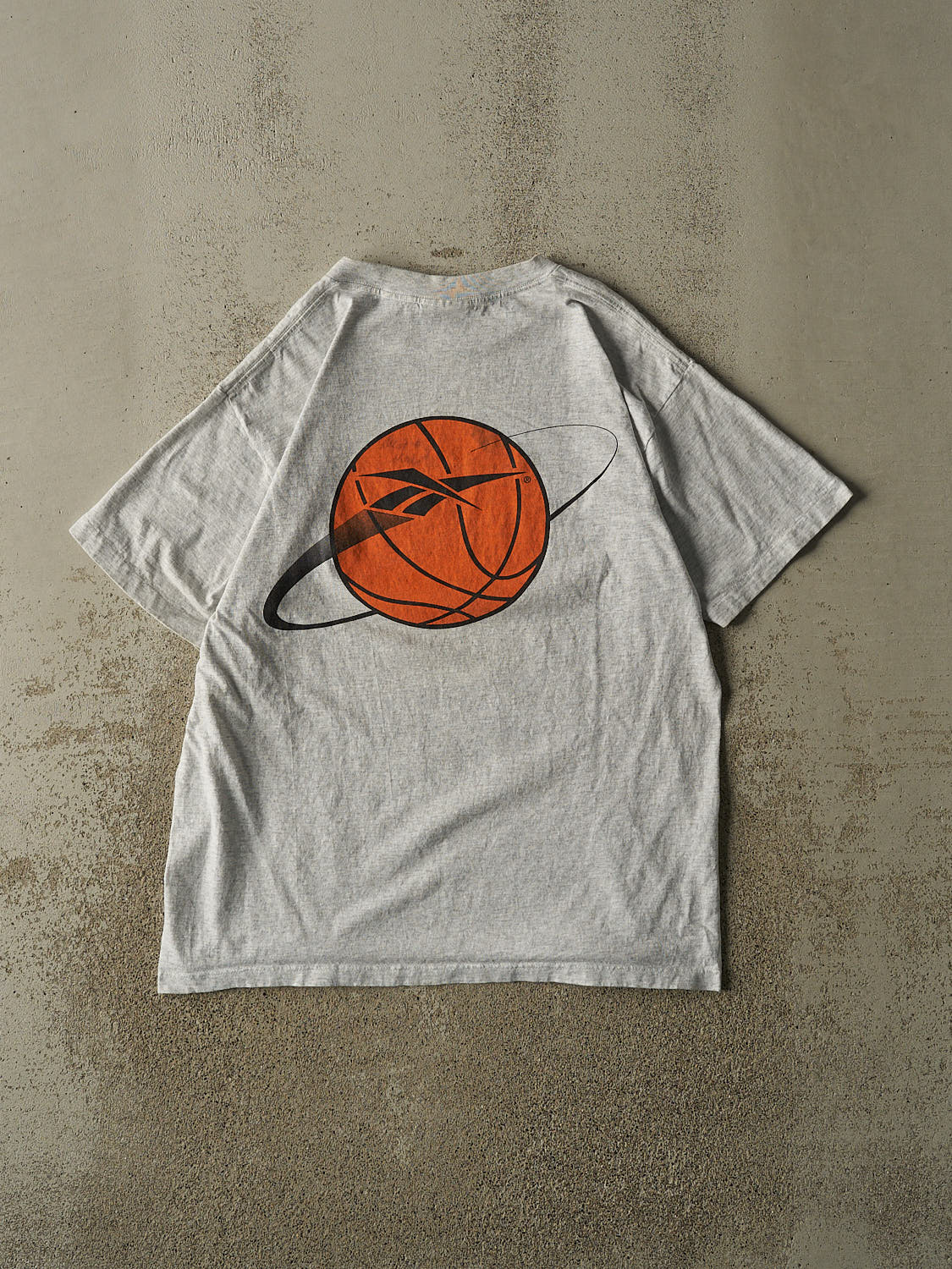 Vintage 90s Grey Asbury Basketball Camp Tee (L)