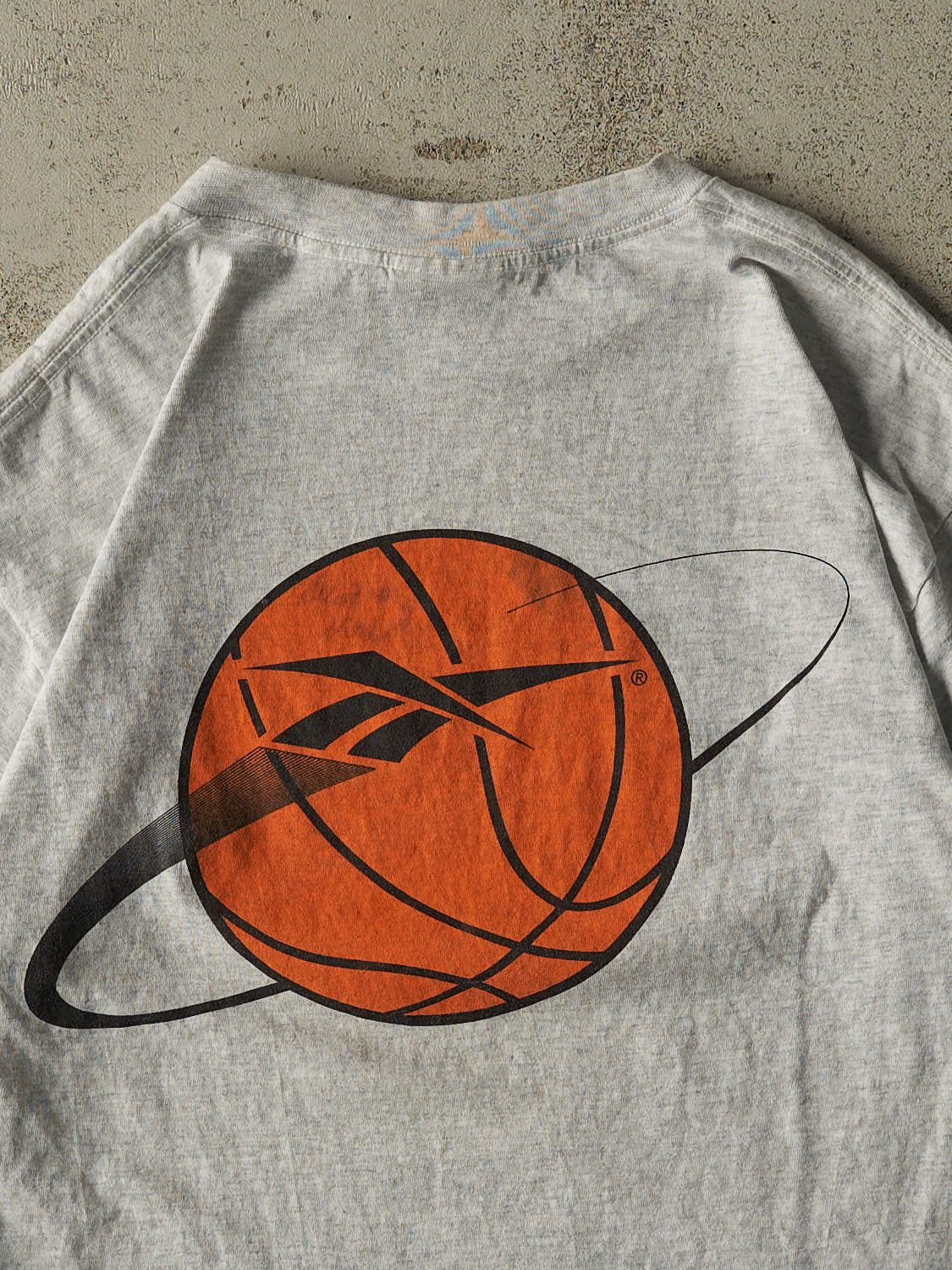Vintage 90s Grey Asbury Basketball Camp Tee (L)