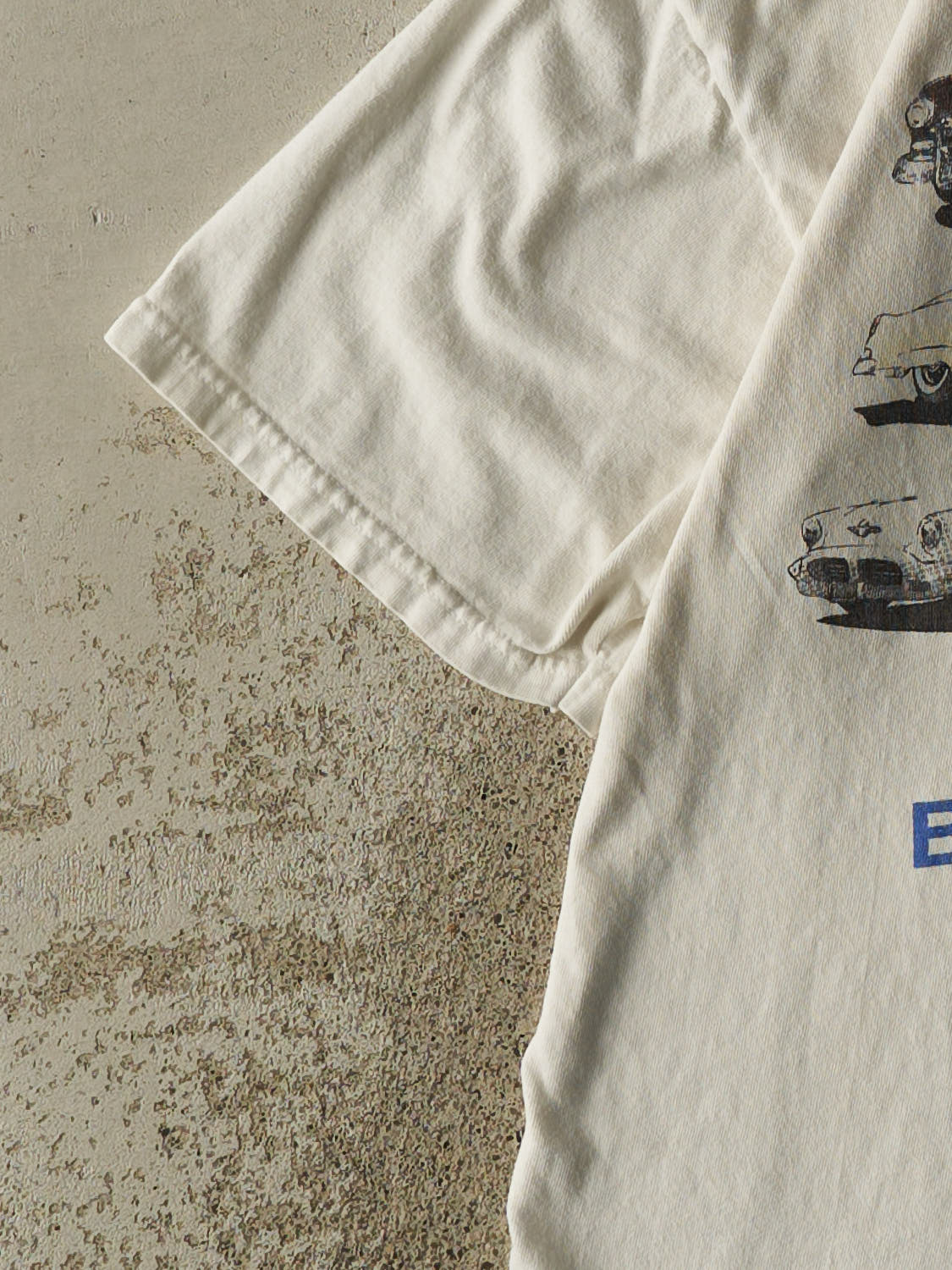 Vintage 90s White American Classic Cars Tee (L)