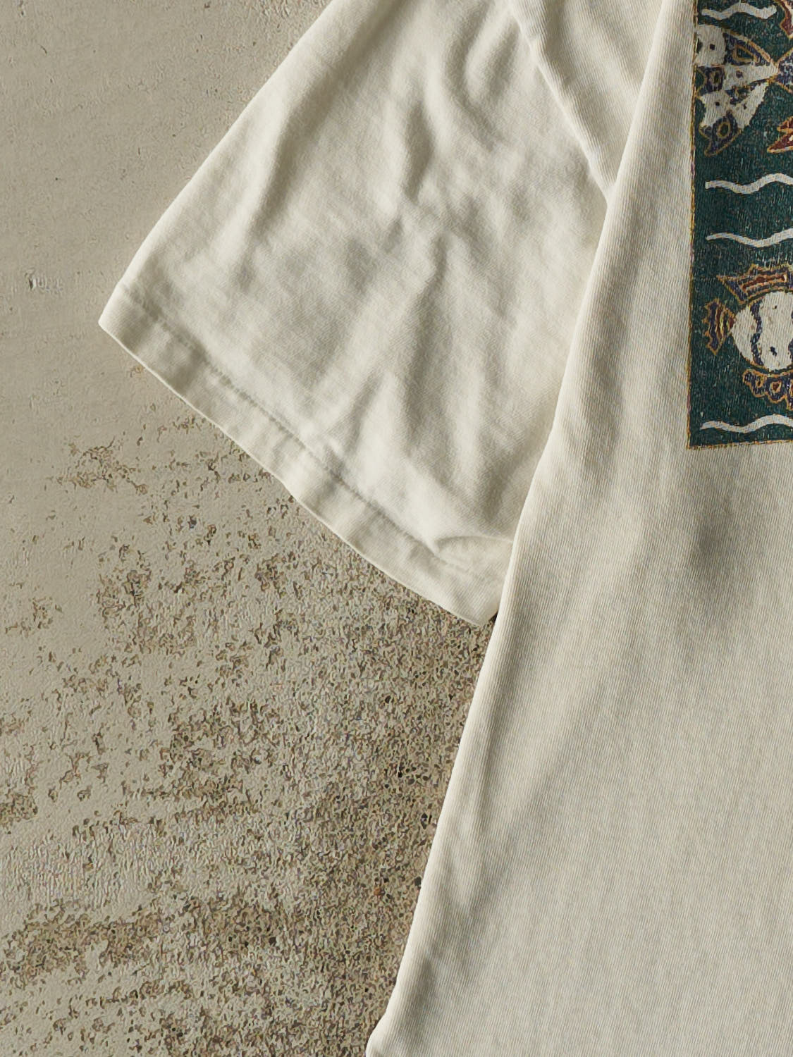 Vintage 90s Beige Maui Hawaii Single Stitch Tee (L)