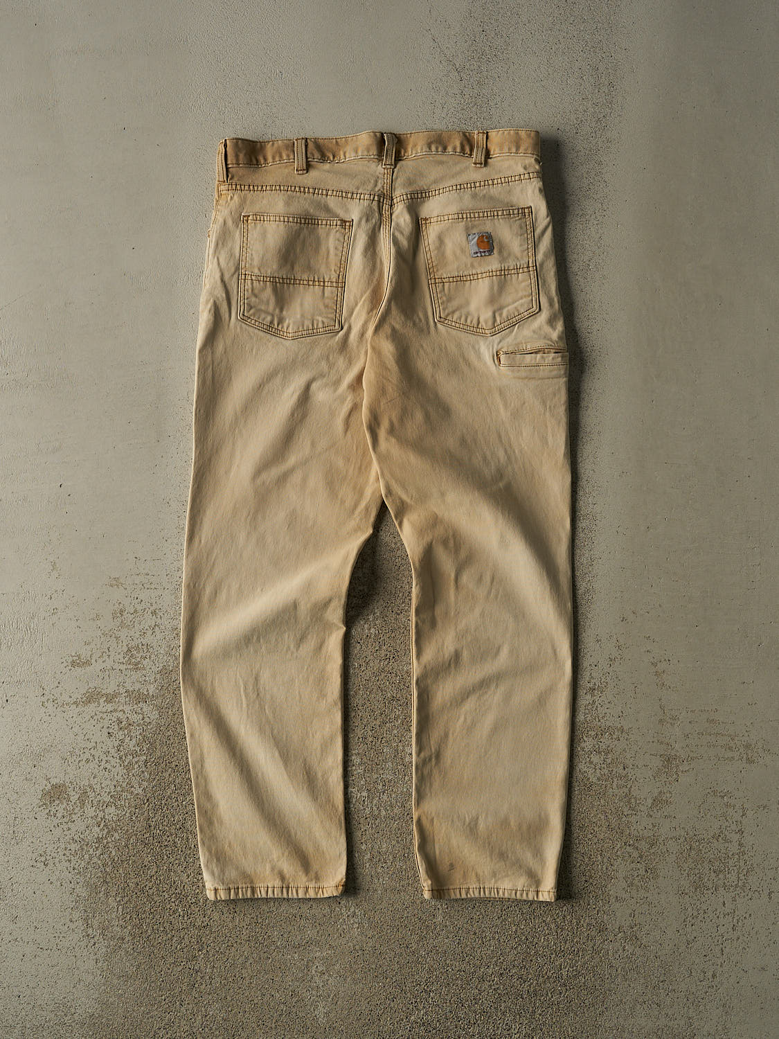Vintage Y2K Beige Carhartt Work Pants (35x31)