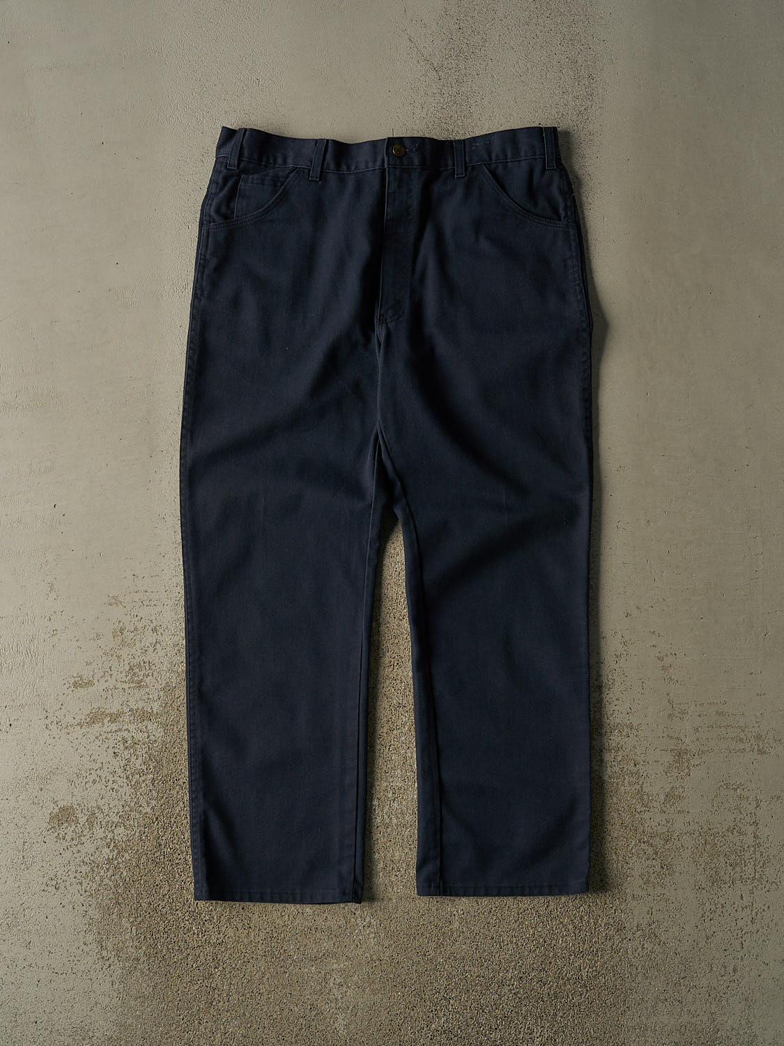 Vintage 90s Navy Blue Saddle King Work Pants (37x30)