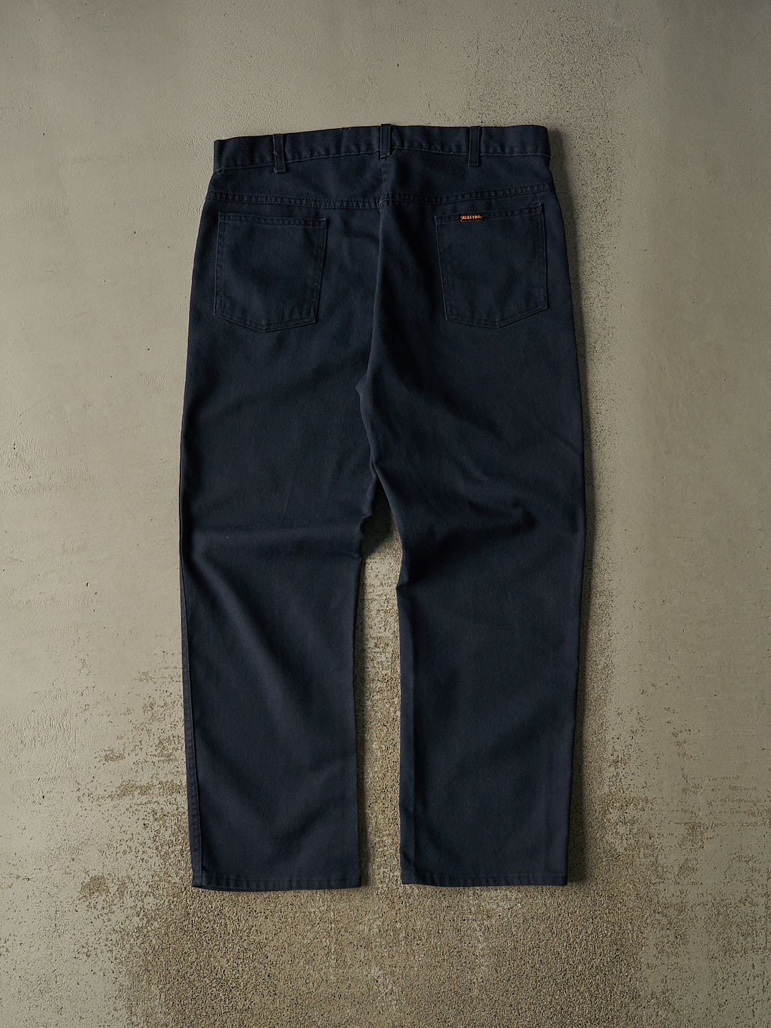 Vintage 90s Navy Blue Saddle King Work Pants (37x30)