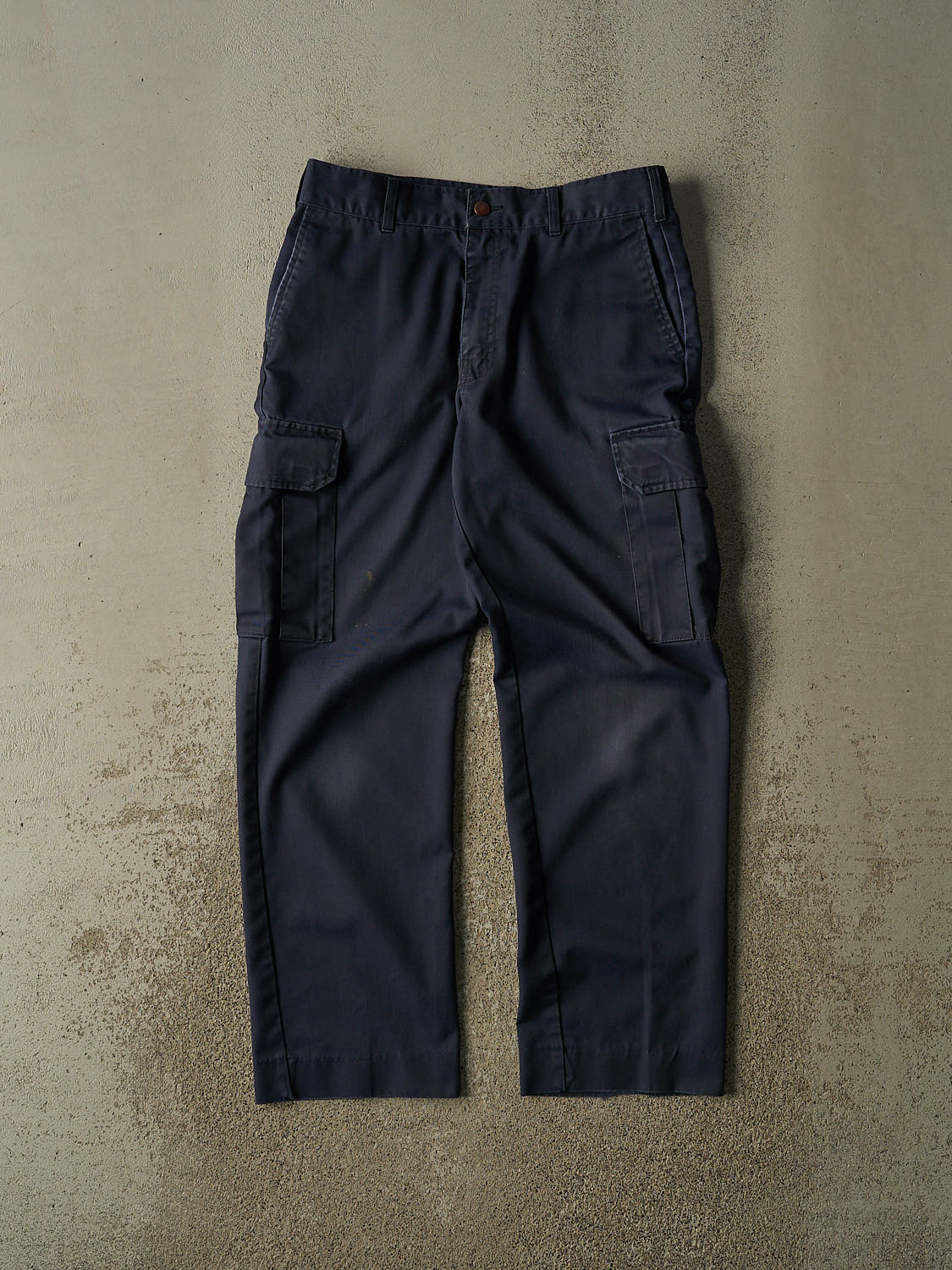 Vintage 90s Navy Blue Marv Holland Cargo Work Pants (30x29)