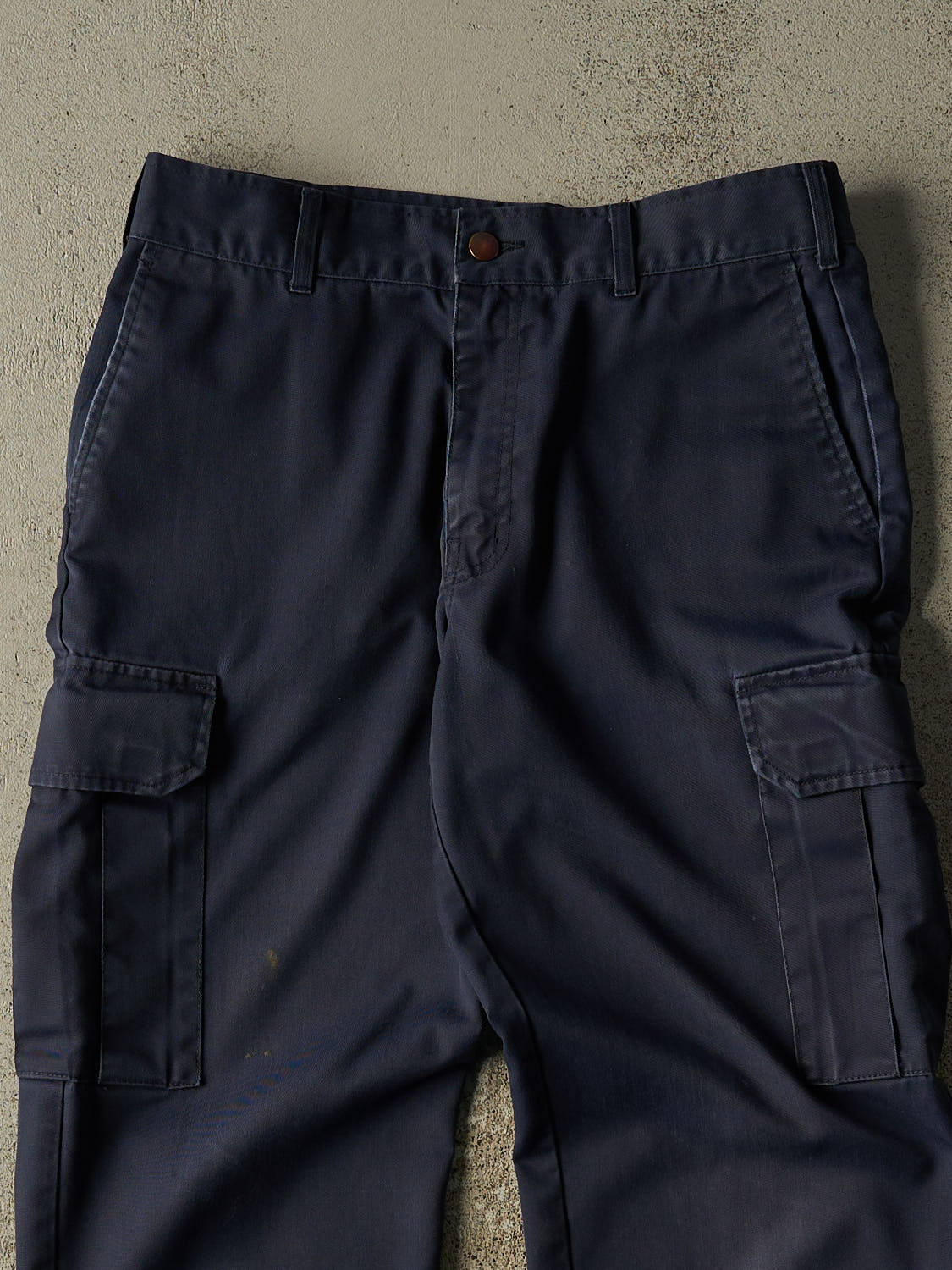 Vintage 90s Navy Blue Marv Holland Cargo Work Pants (30x29)