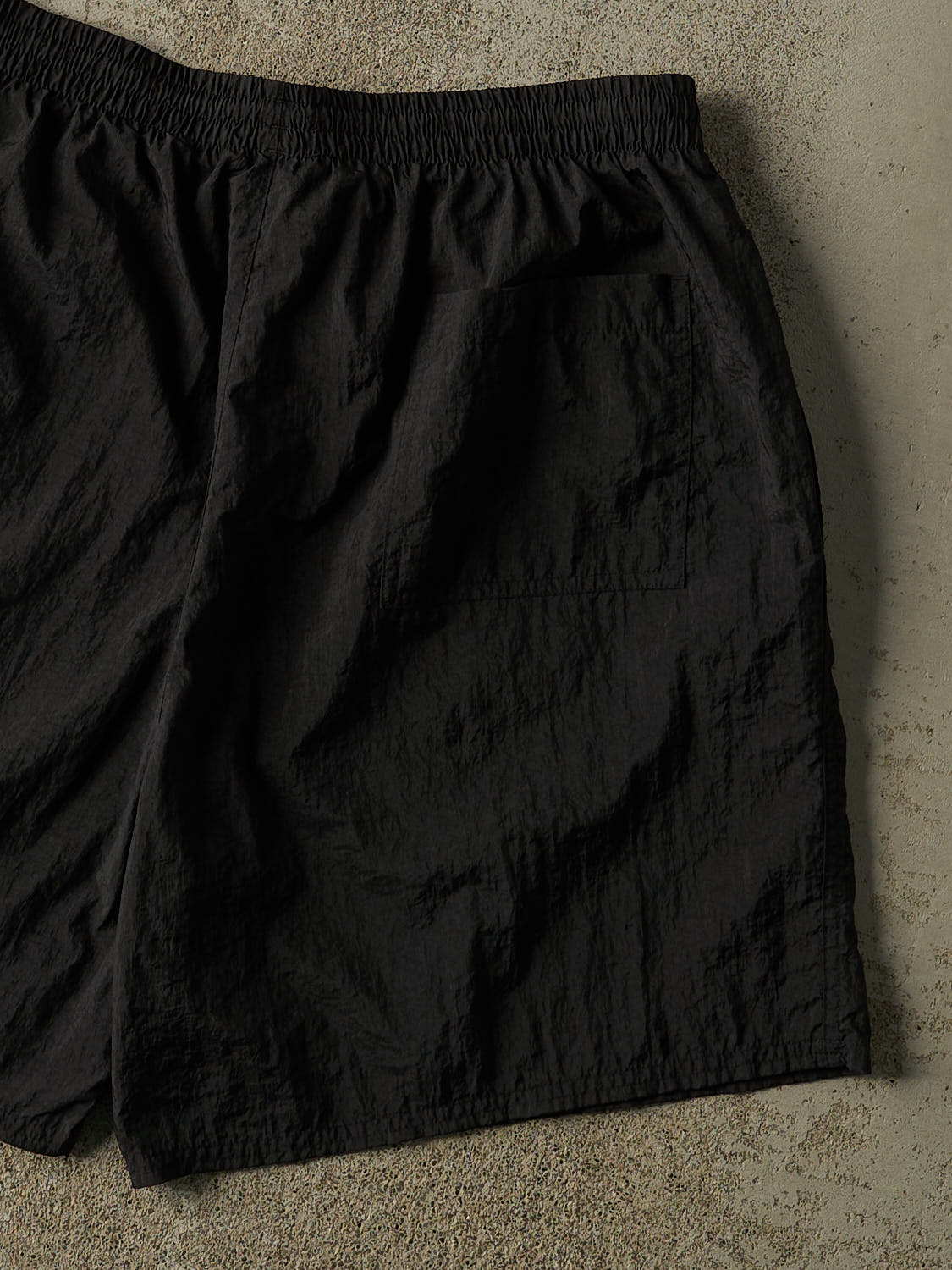 Vintage 90s Black Reebok Nylon Track Shorts (32x7)