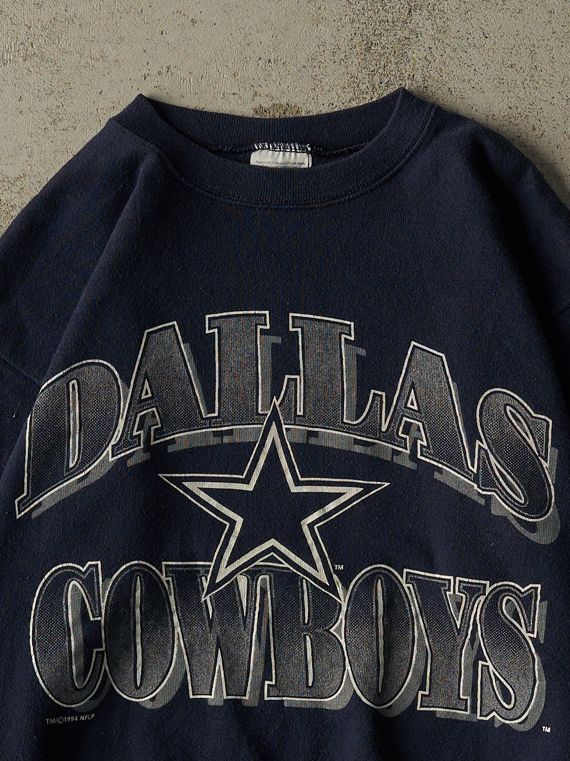 Vintage 94' Navy Blue Dallas Cowboys Crewneck (XS/S)