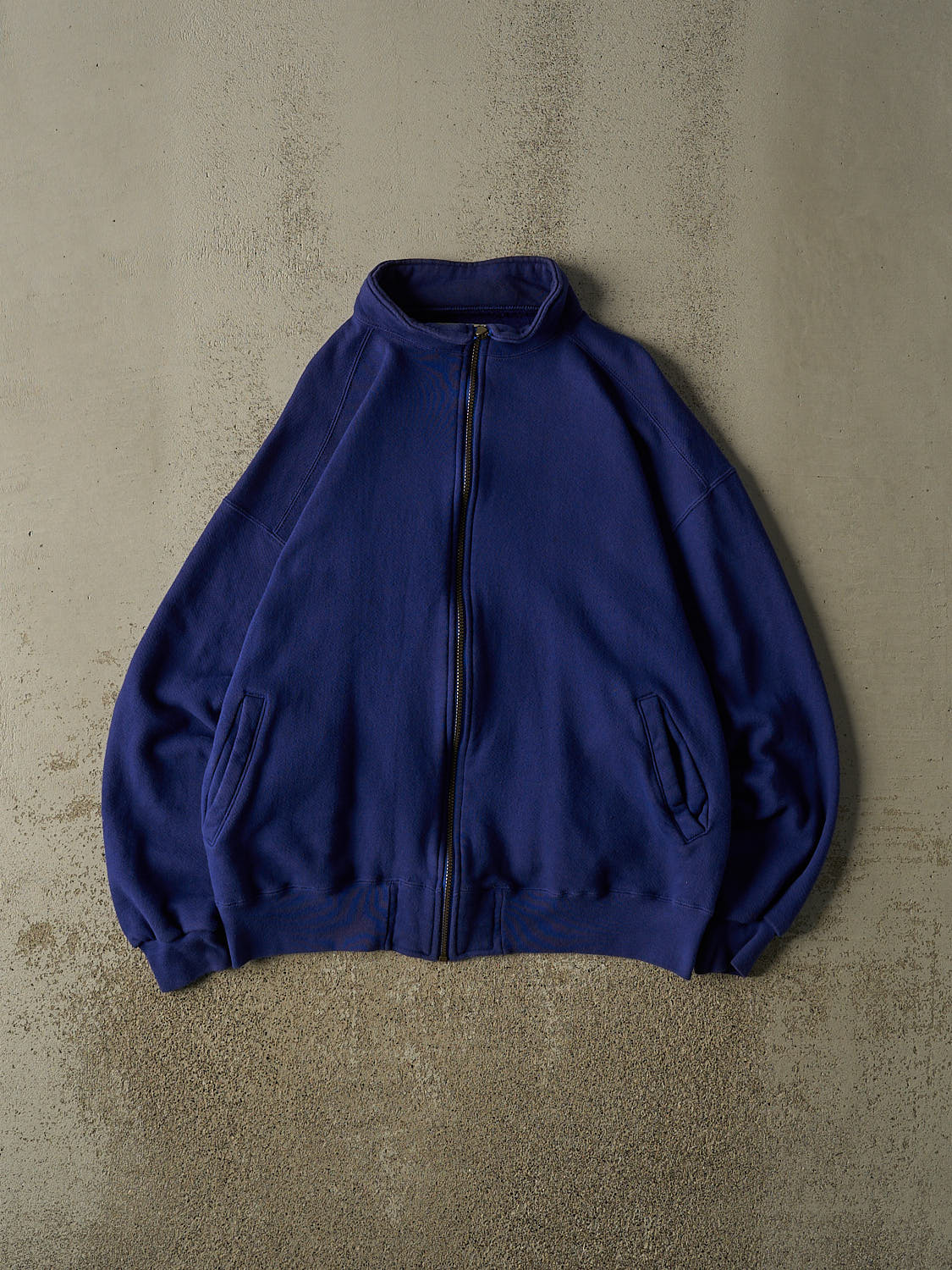Vintage 90s Blue Russell Athletic x LL Bean Zip Up Sweater (L/XL)