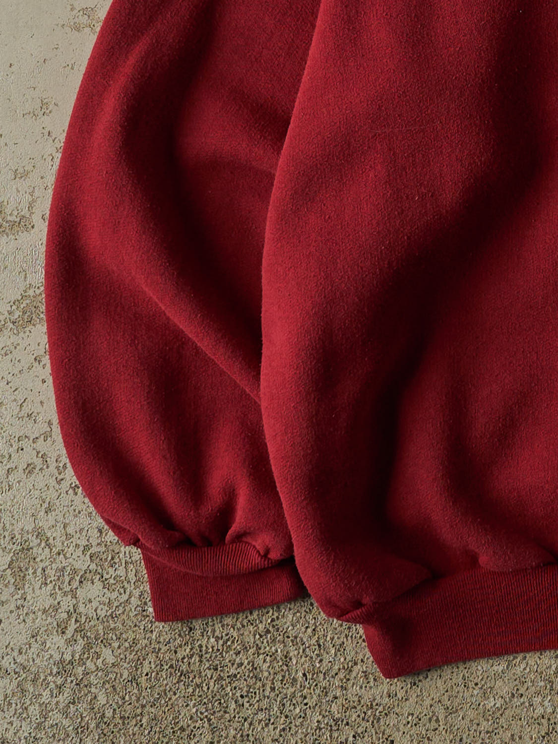 Vintage 90s Burgundy Blank Crewneck (XL)