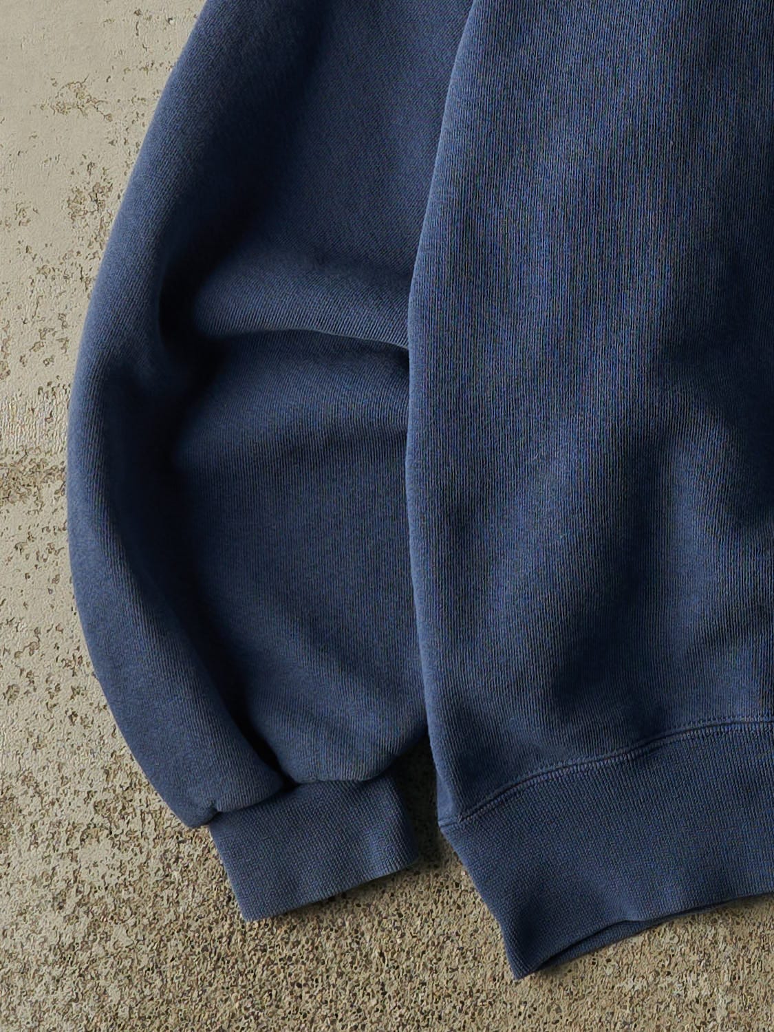 Vintage 90s Slate Blue Russell Athletic Blank Crewneck (L/XL)