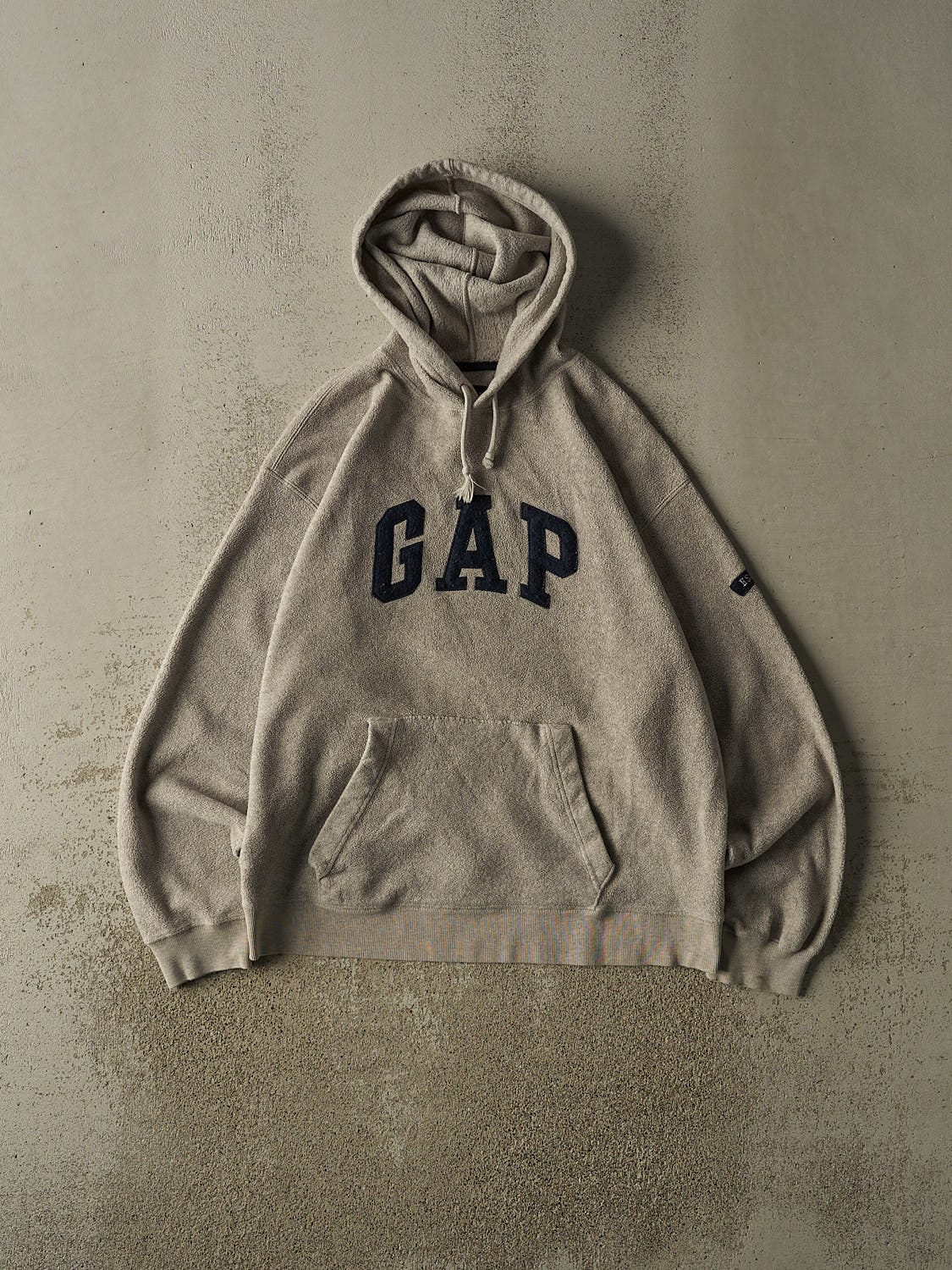 Vintage 90s Beige Gap Fleece Hoodie (L/XL)