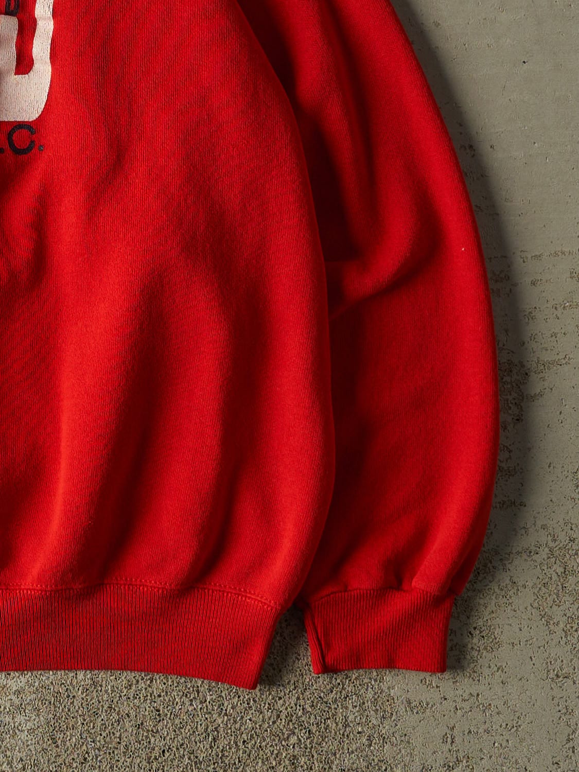 Vintage 80s Red Howard University Crewneck (M/L)