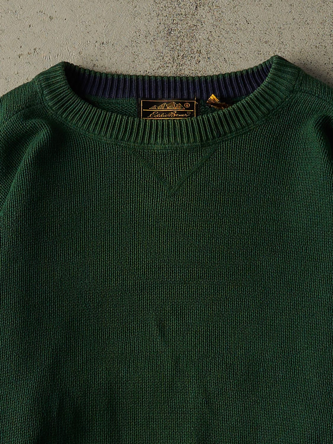 Vintage 90s Green Eddie Bauer Knit (XL)