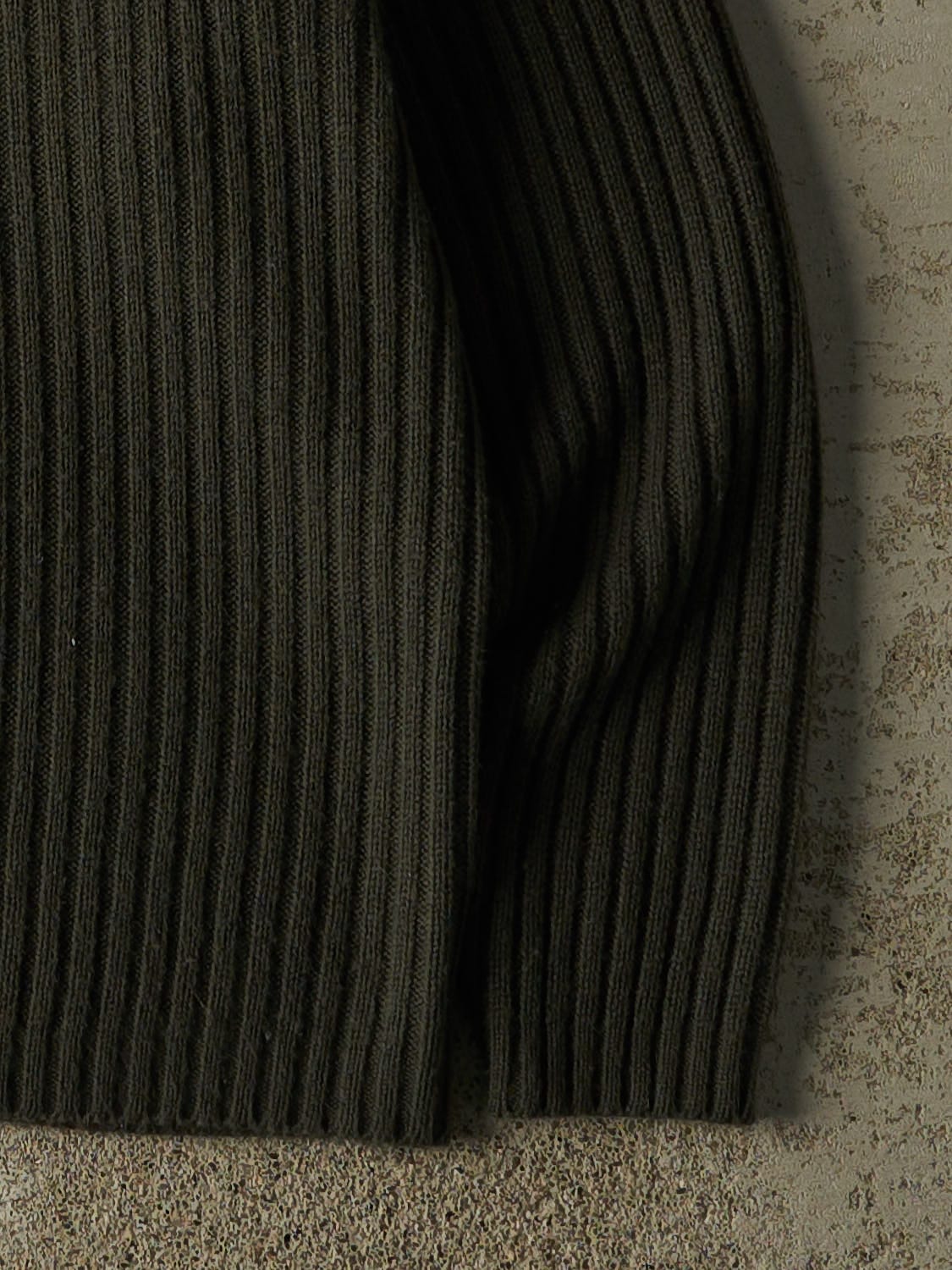Vintage 90s Green & Black Thermal Knit (M/L)