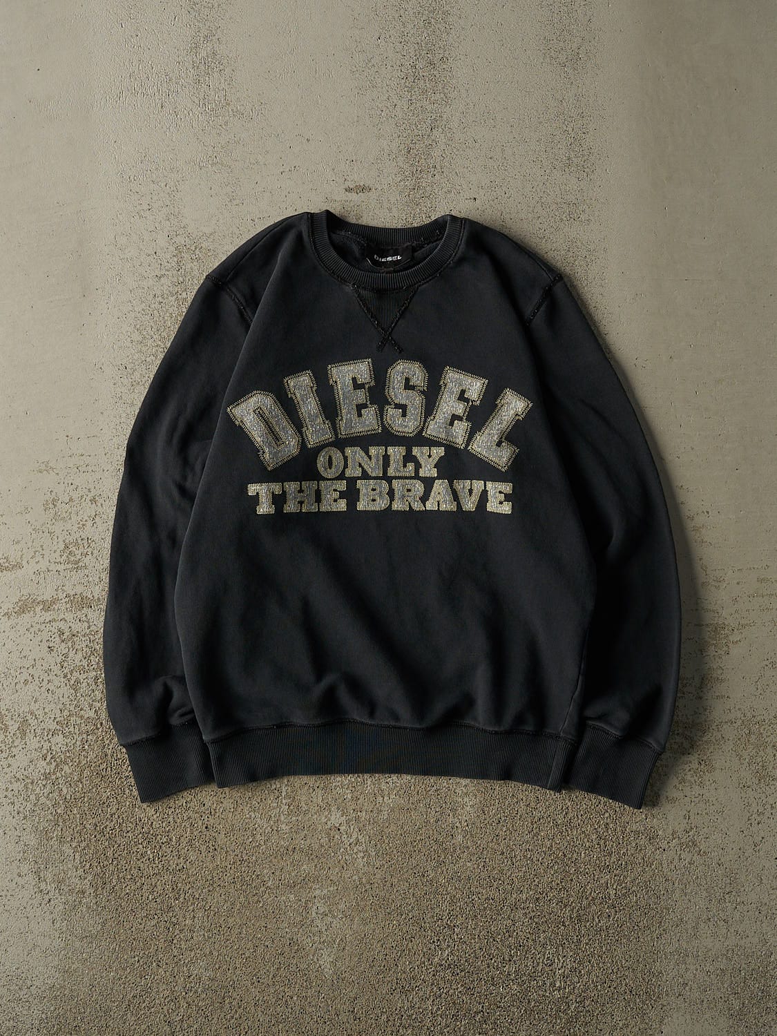 Vintage Y2K Black Diesel Crewneck (S/M)