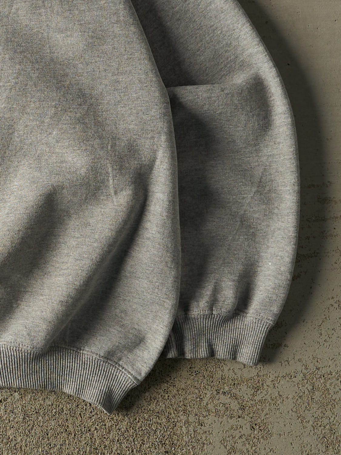 Vintage Y2K Grey US Navy Crewneck (L/XL)