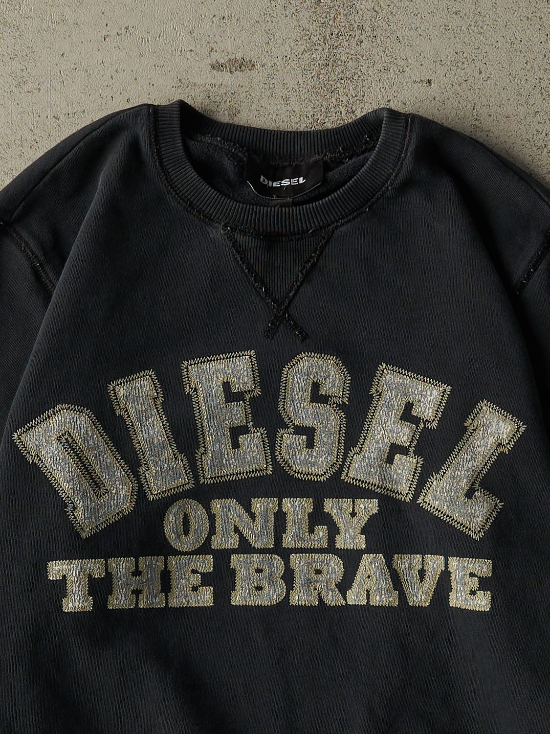 Vintage Y2K Black Diesel Crewneck (S/M)
