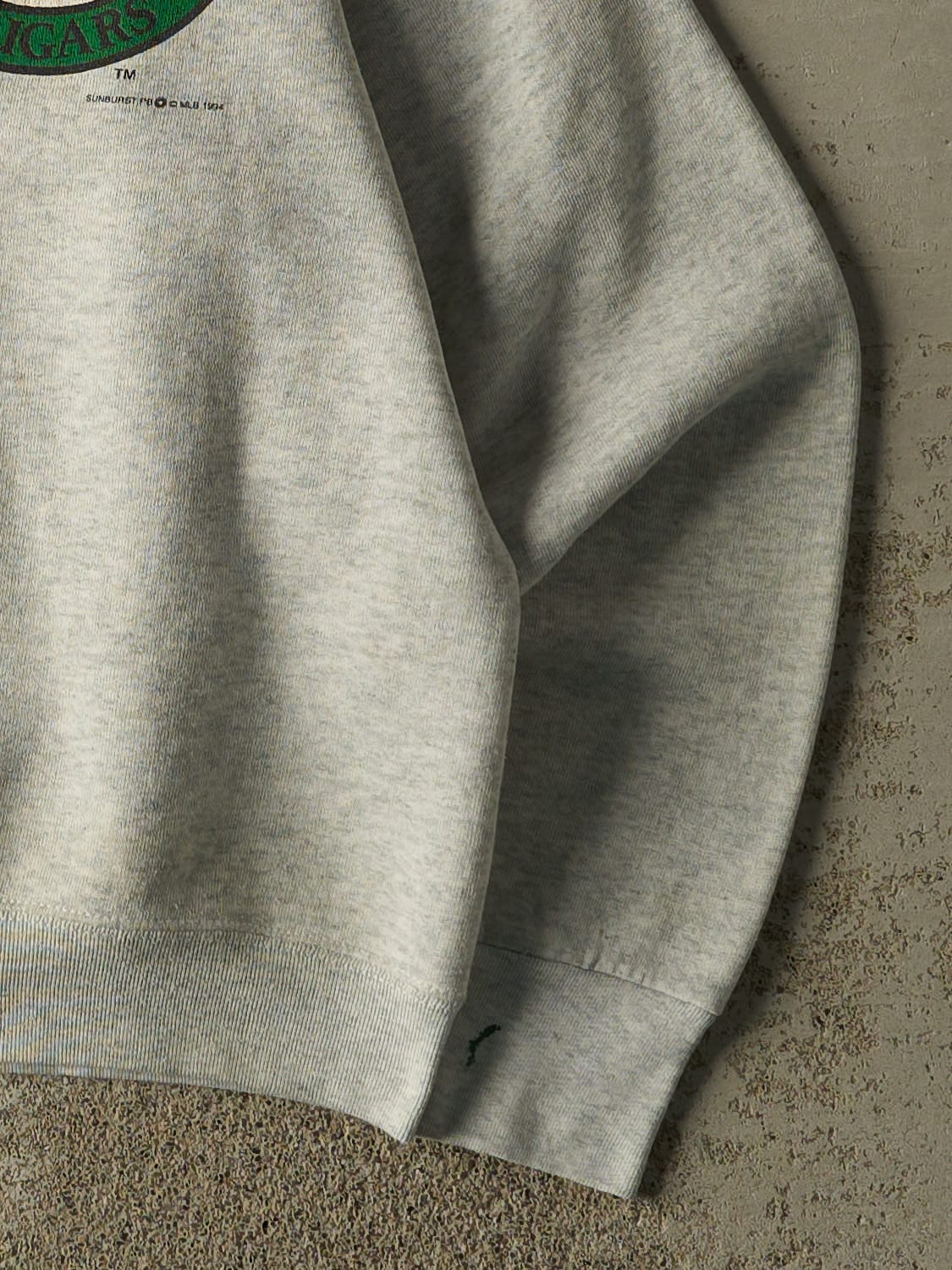 Vintage 94' Heather Grey Kane County Cougars Crewneck (M)