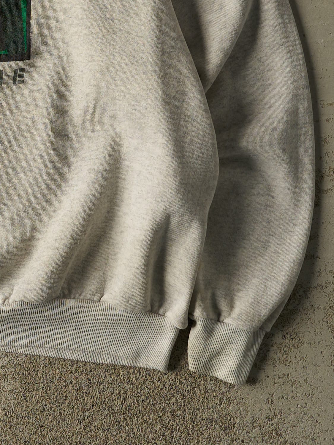 Vintage 96' Heather Grey Kurt W. Pfeiffer "Clothesline" Art Crewneck (L/XL)