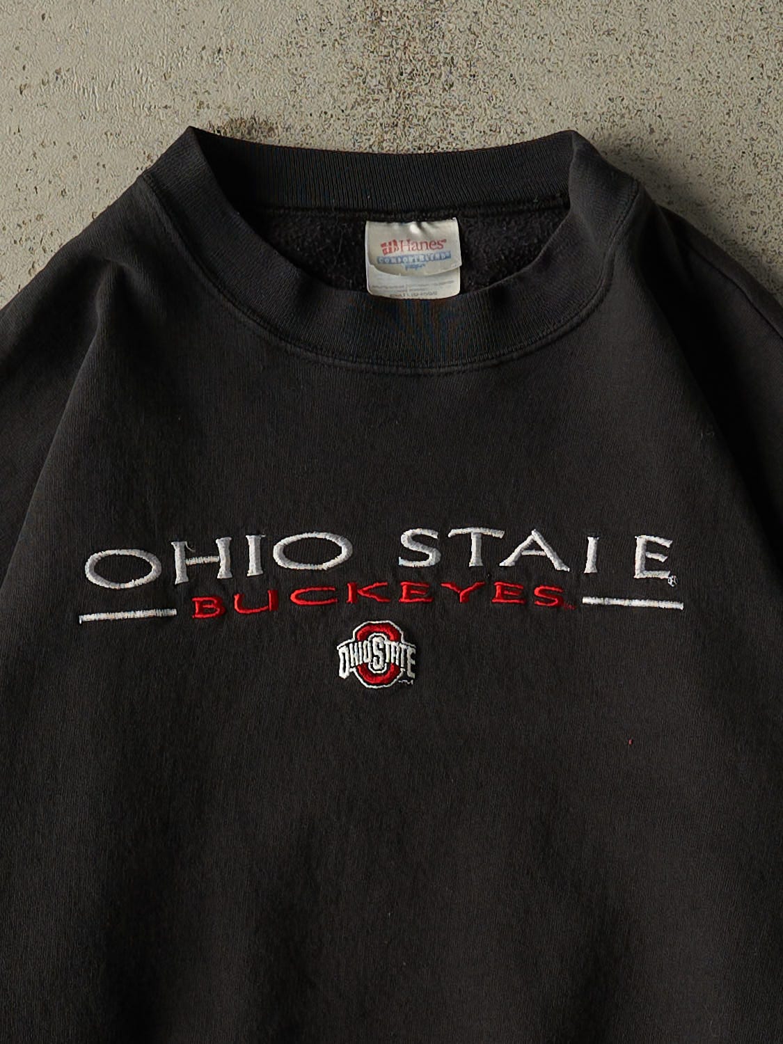 Vintage 90s Black Ohio State Buckeyes Crewneck (M)