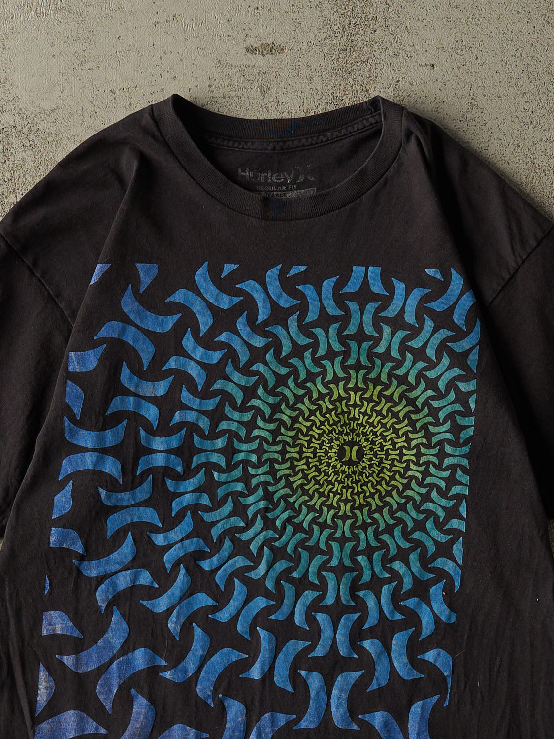 Vintage Y2K Black Hurley Tee (M/L)