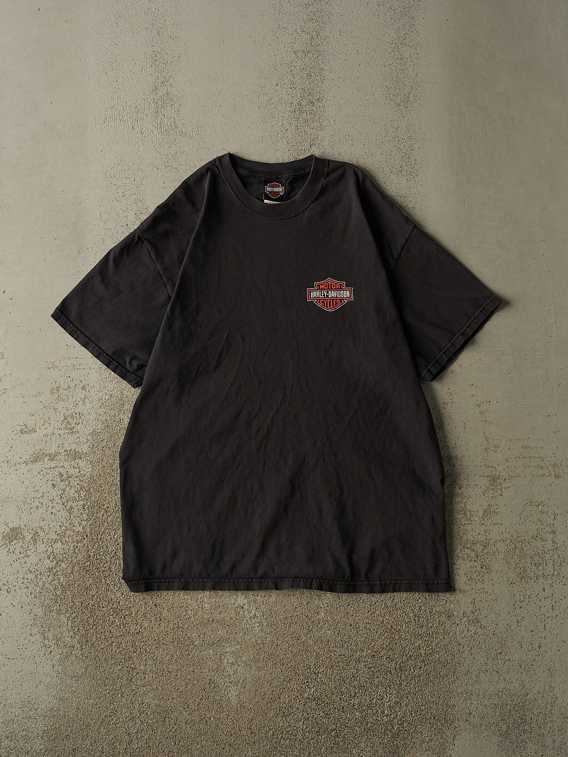 Vintage 04' Black Harley Davidson Dayton Ohio Tee (L/XL)
