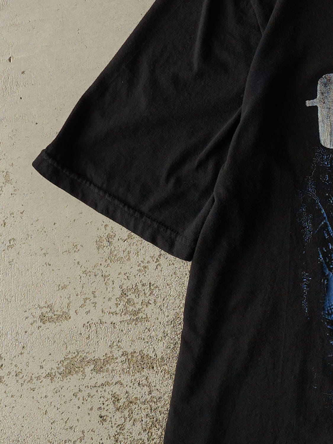 Vintage Y2K Black Tool Band Tee (L/XL)