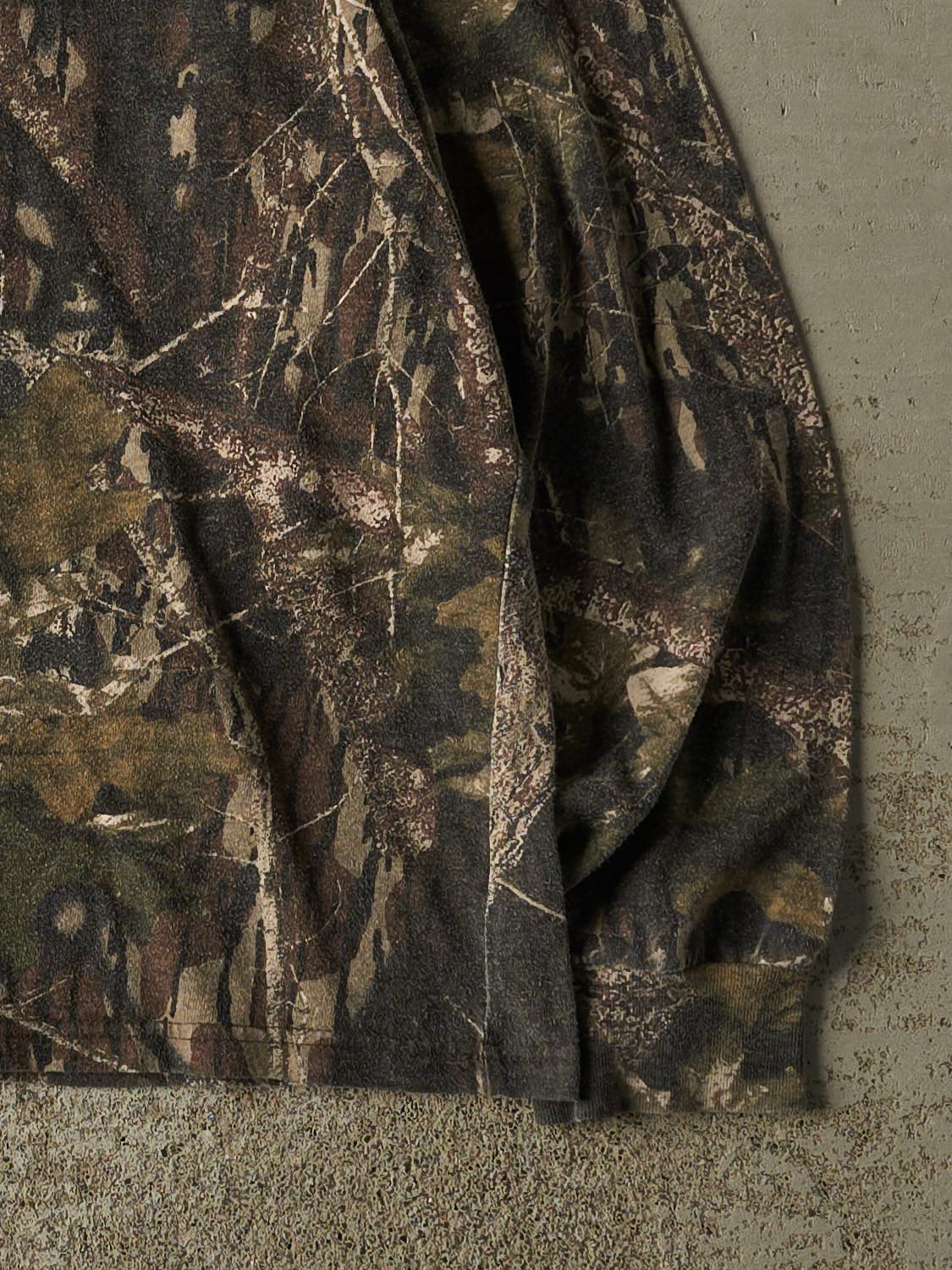 Vintage 90s Camo Mossy Oak Long Sleeve (XS/S)