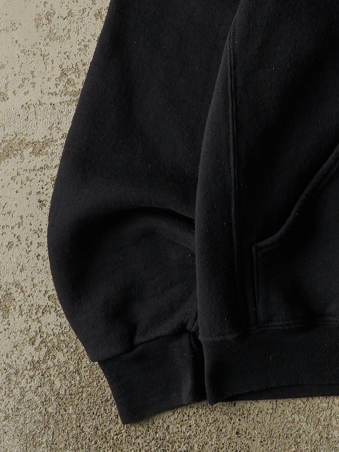 Vintage Y2K Black Russell Athletic Western University Hoodie (S/M)