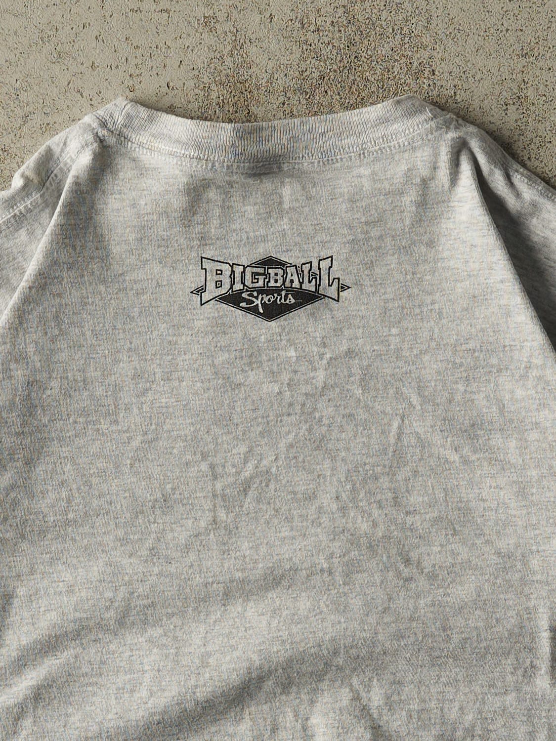 Vintage 90s Heather Grey Hockey Is Life Tee (L/XL)