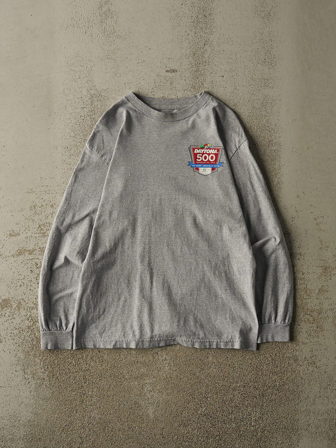 Vintage 14' Grey Daytona 500 Long Sleeve (S/M)