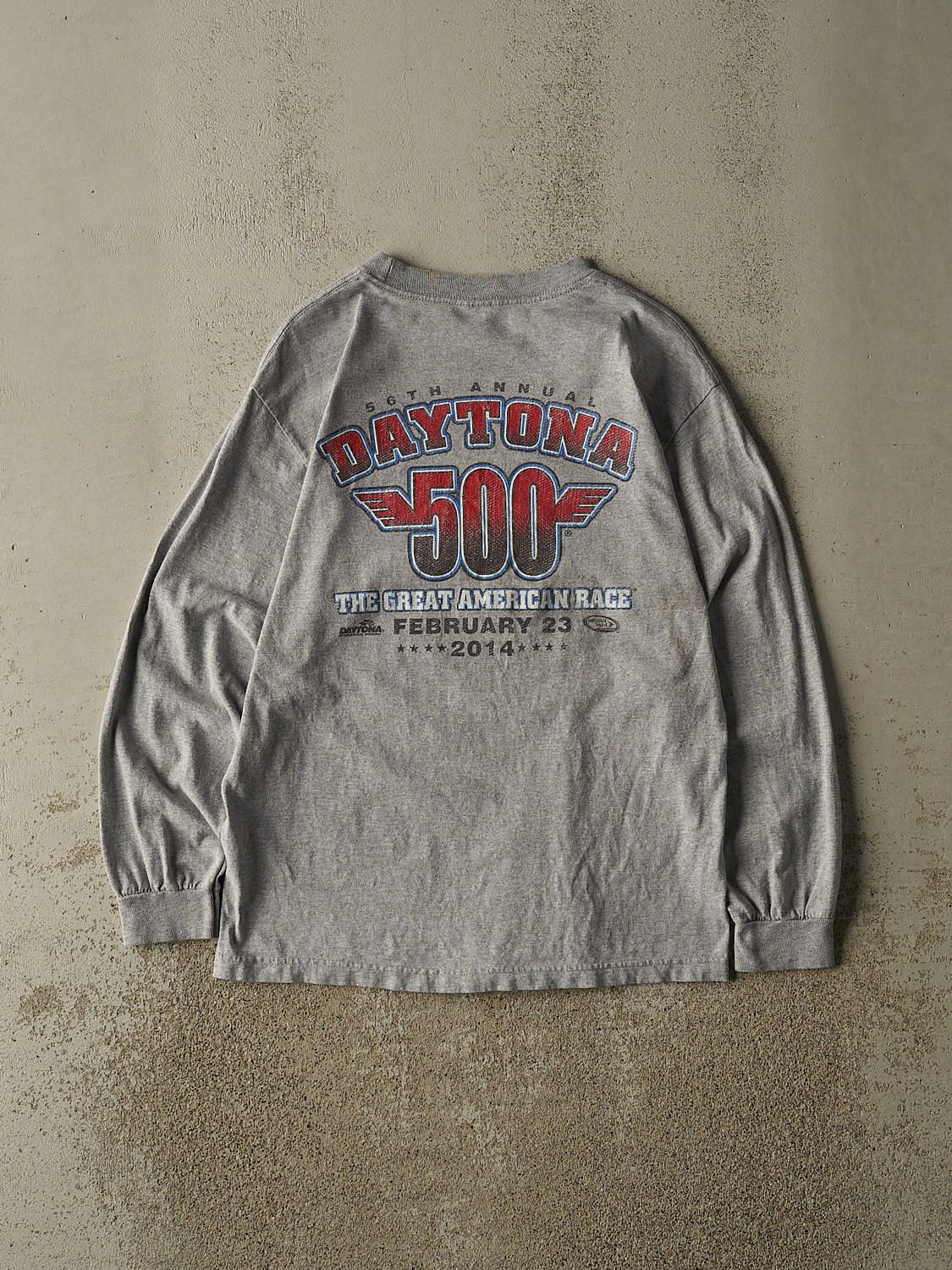 Vintage 14' Grey Daytona 500 Long Sleeve (S/M)
