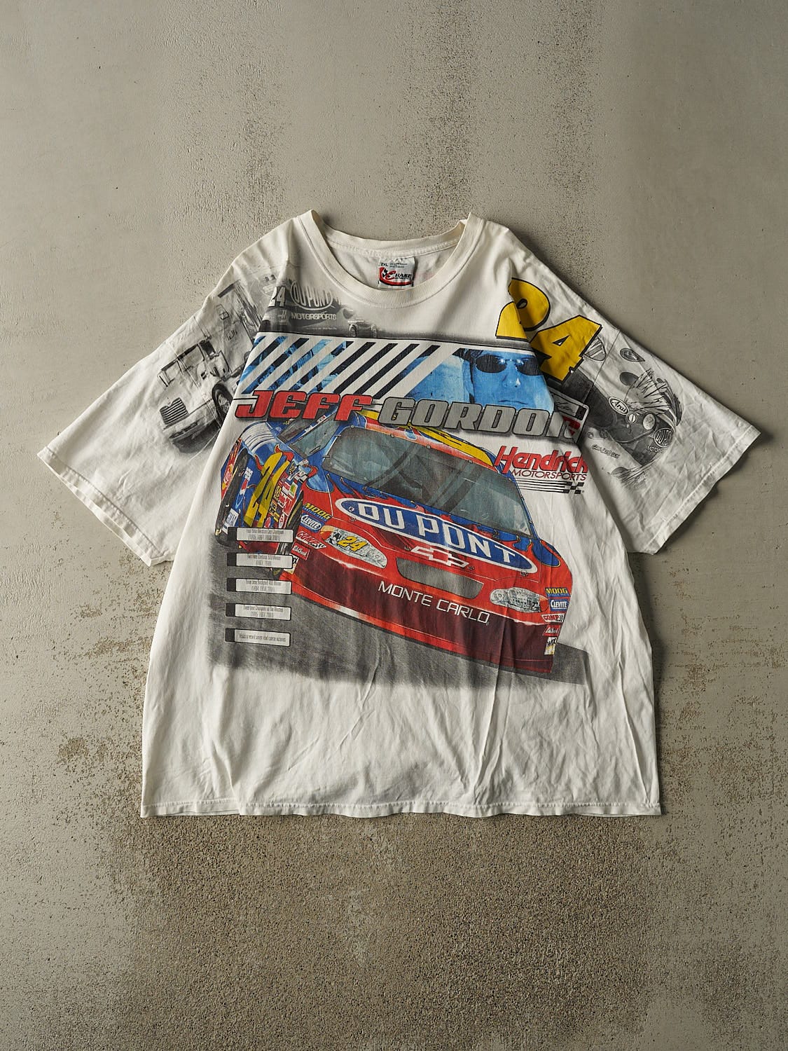 Vintage 04' White Jeff Gordon Nascar Racing Tee (XXL/XXXL)