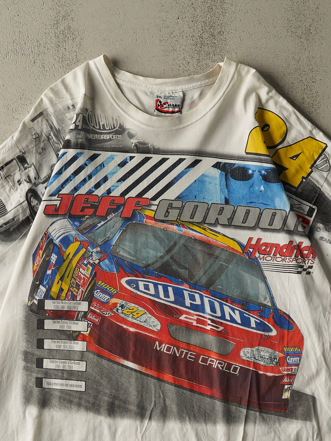 Vintage 04' White Jeff Gordon Nascar Racing Tee (XXL/XXXL)