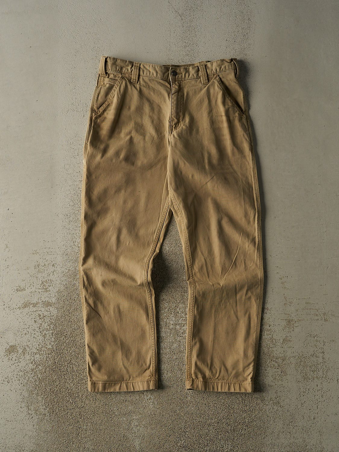 Vintage Y2K Beige Carhartt Work Pants (34x31)