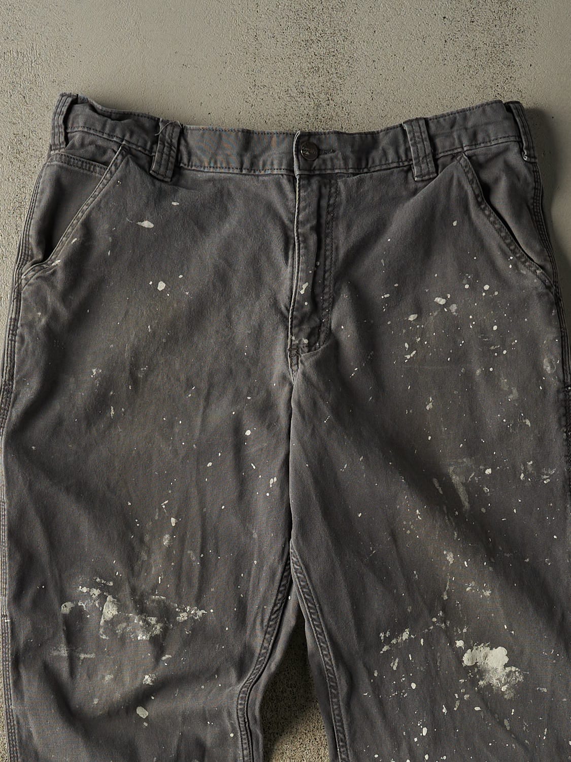Vintage Y2K Grey Carhartt Work Pants (36x28.5)