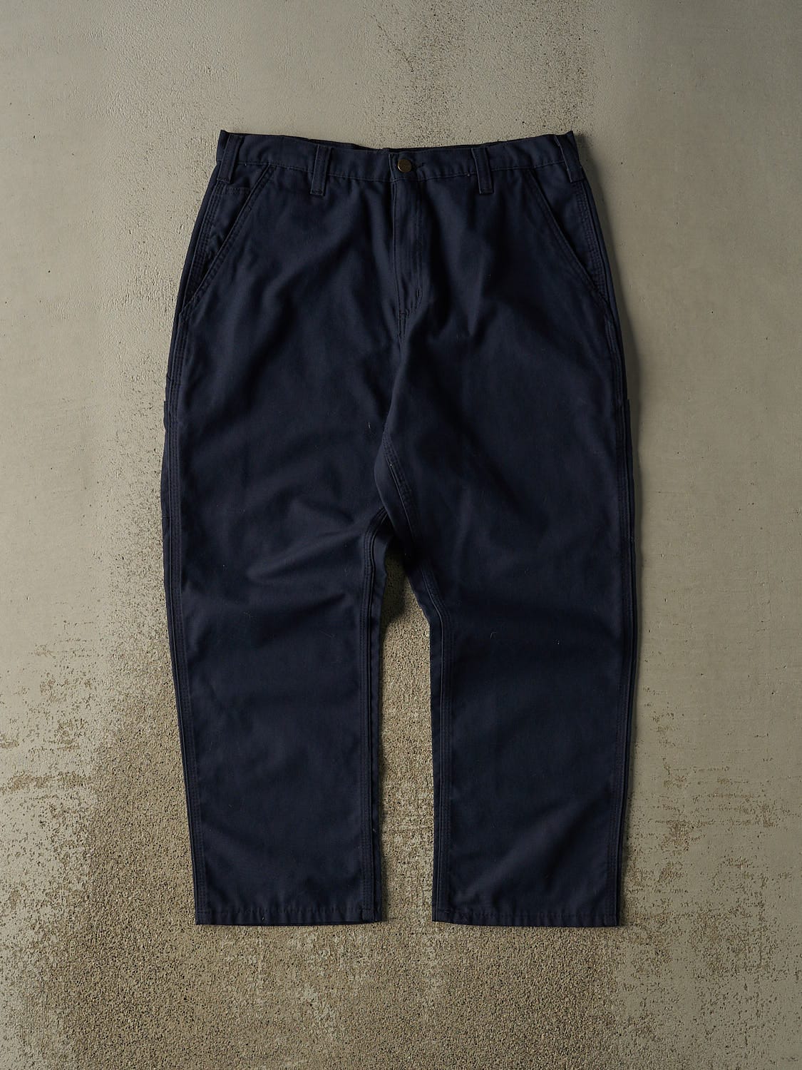 Vintage Y2K Navy Blue Carhartt Work Pants (35x28)