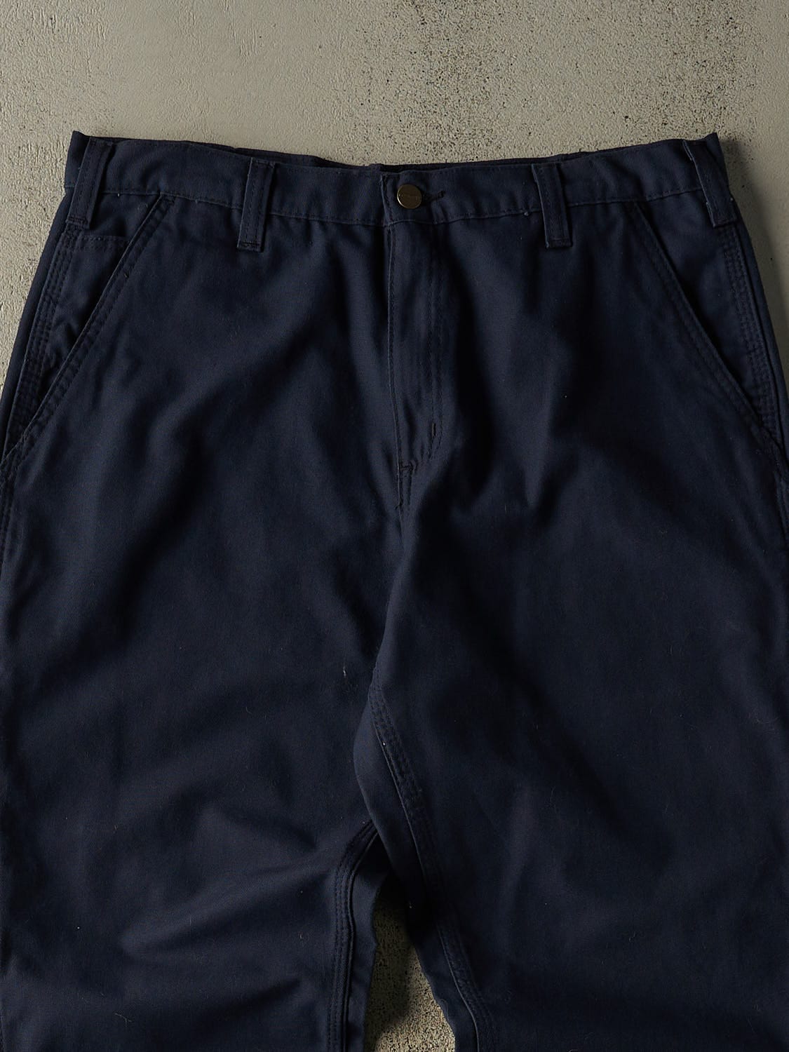 Vintage Y2K Navy Blue Carhartt Work Pants (35x28)