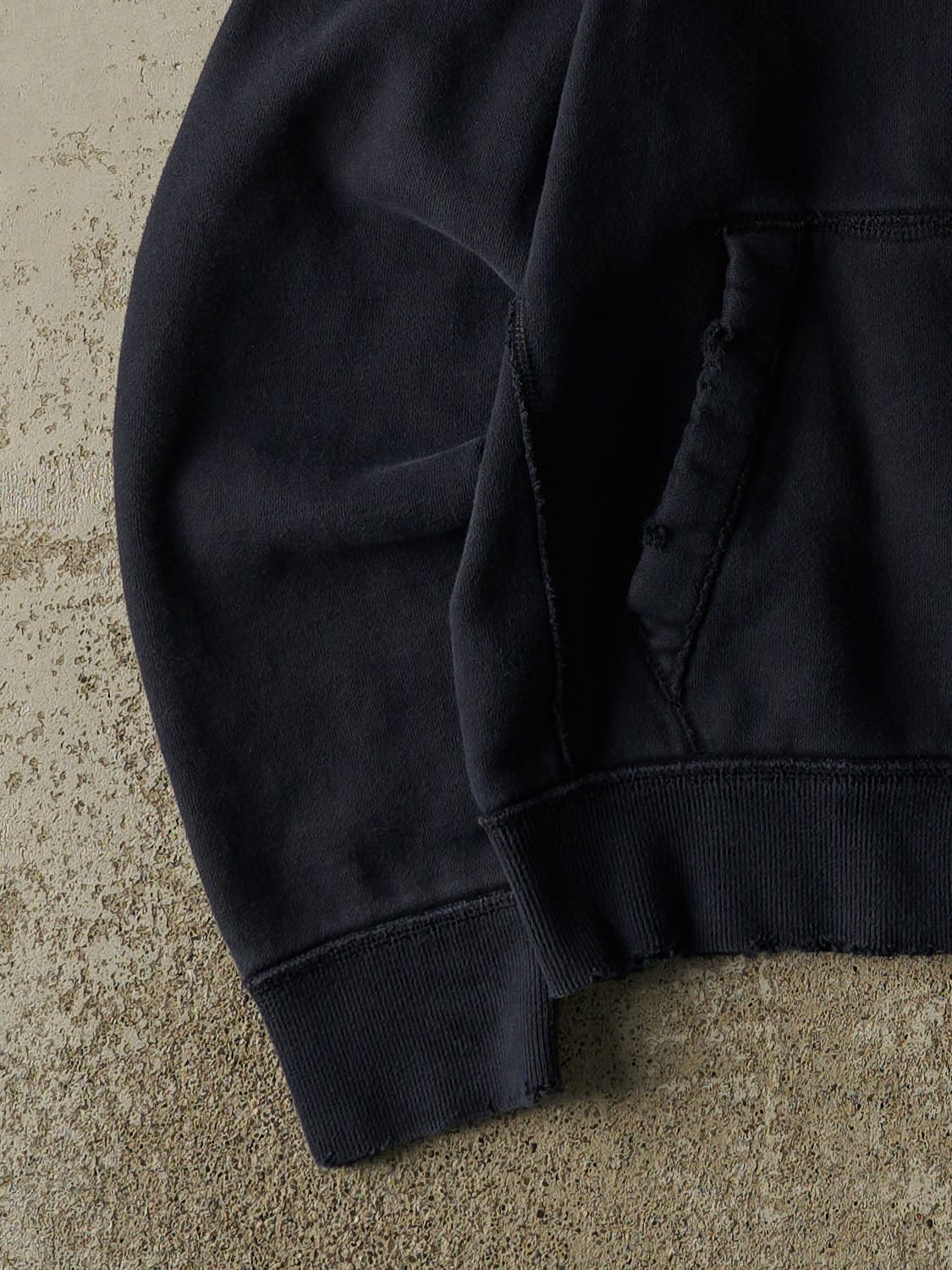 Vintage Y2K Navy Blue Abercrombie New York Zip Up Hoodie (M)