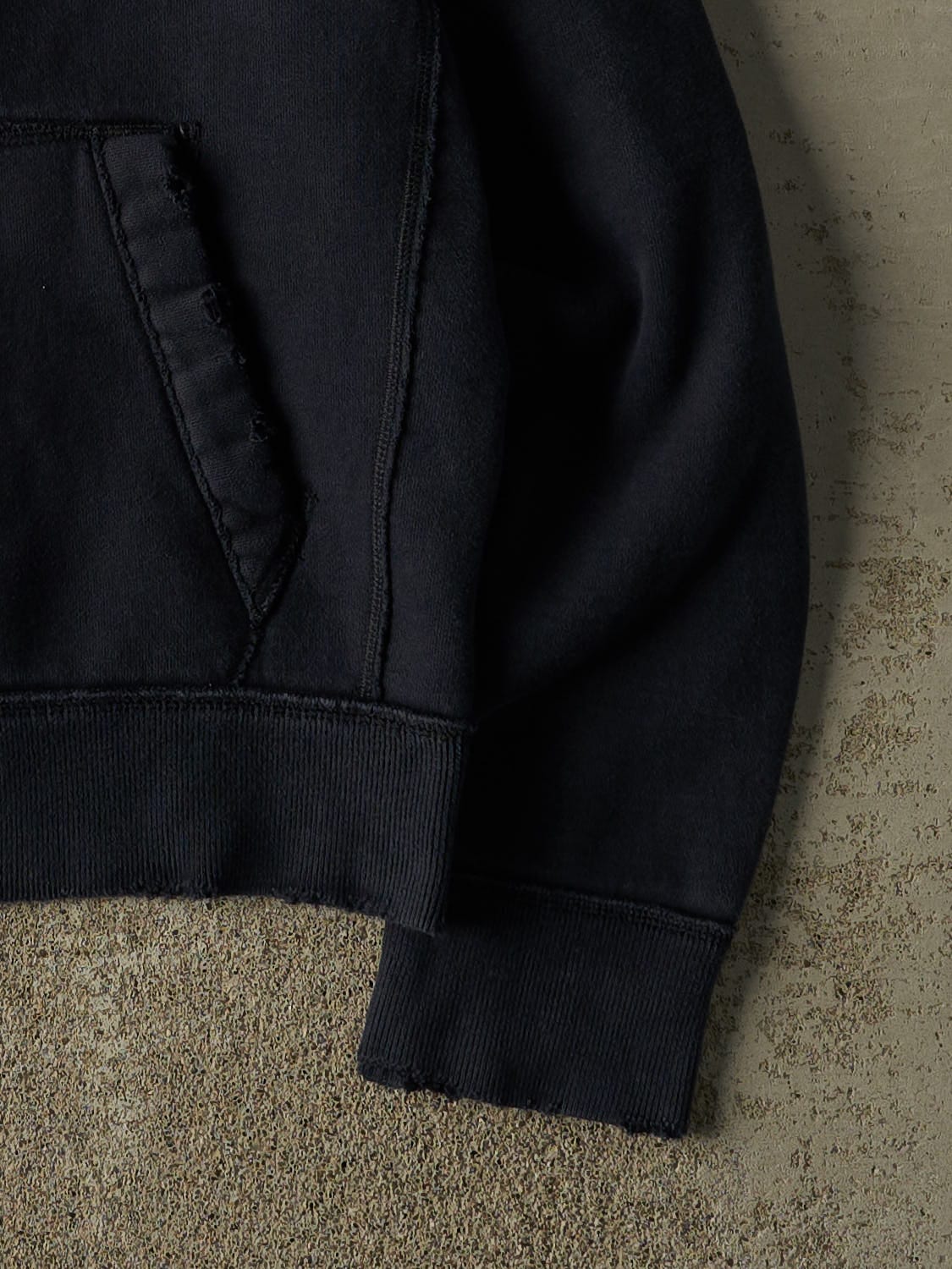 Vintage Y2K Navy Blue Abercrombie New York Zip Up Hoodie (M)