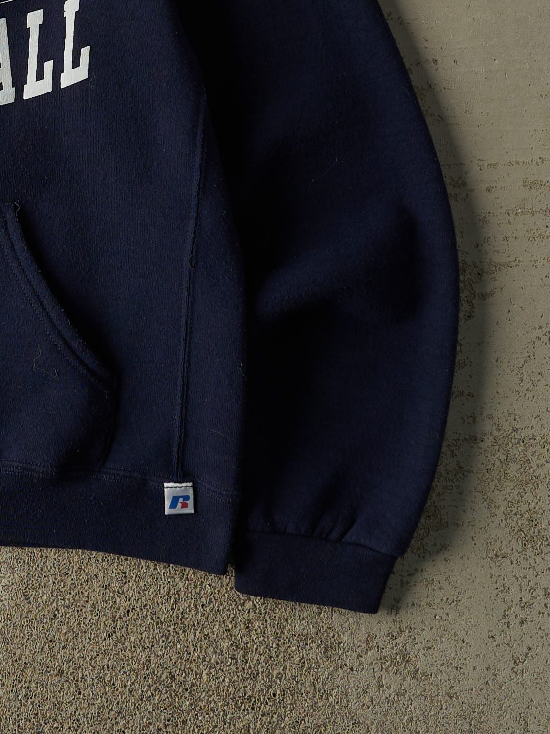 Vintage Y2K Navy Blue Russell Athletic Grizzlies Basketball Hoodie (XS)