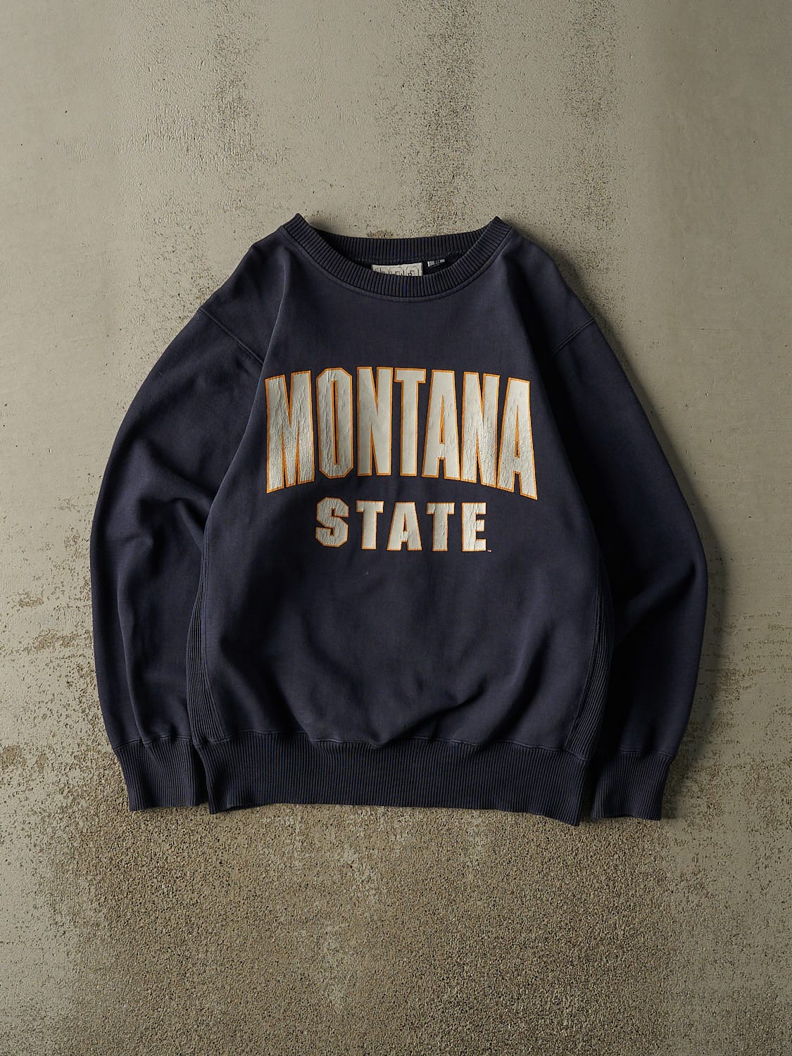 Vintage 90s Navy Blue Montana State Crewneck (M/L)