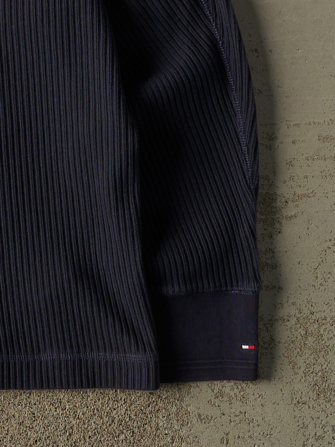 Vintage 90s Navy Blue Tommy Hilfiger Thermal Knit Long Sleeve (M/L)